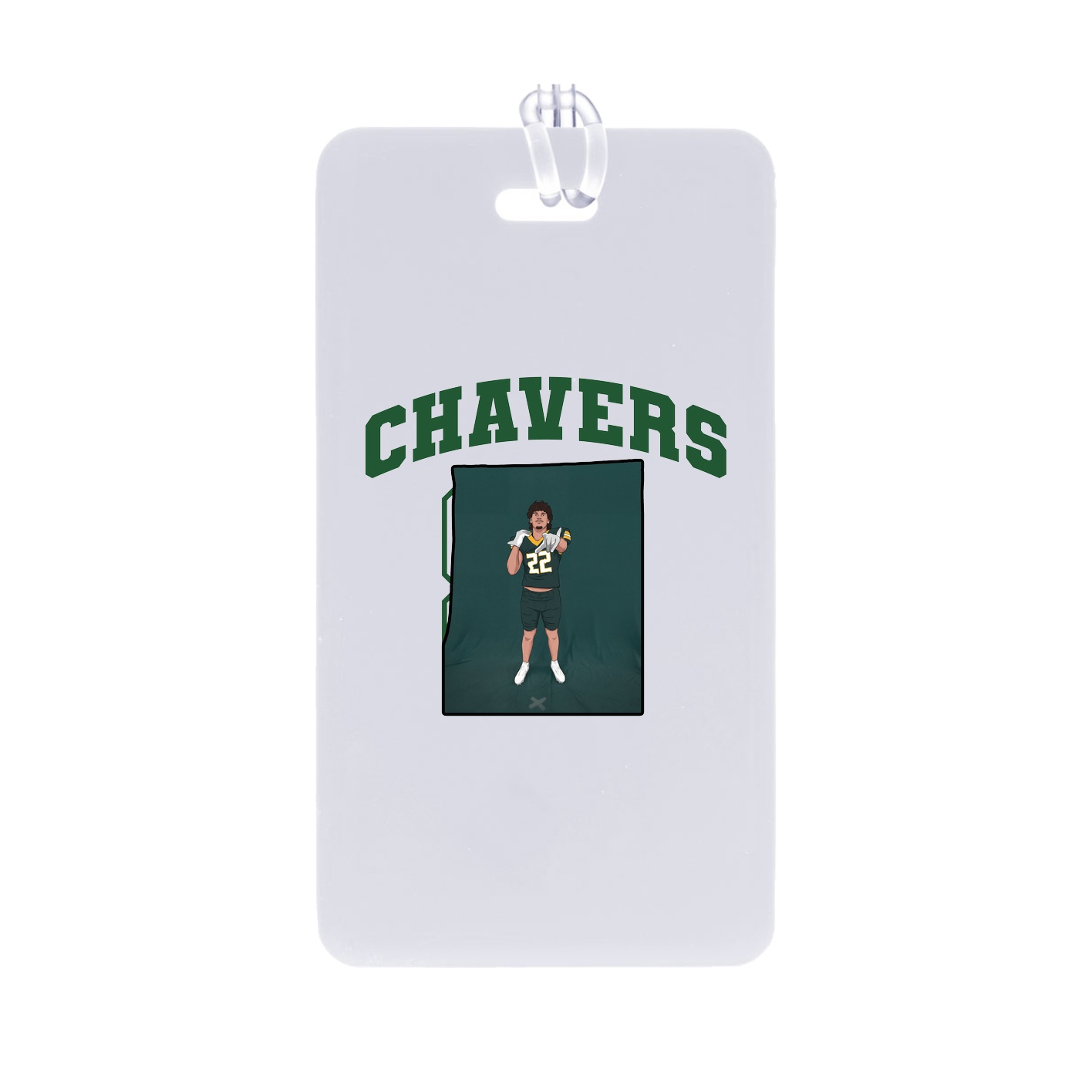 Bag Tag — Number in Classic