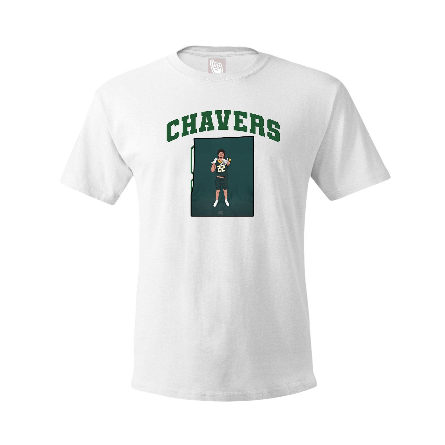 Tee — Number in White