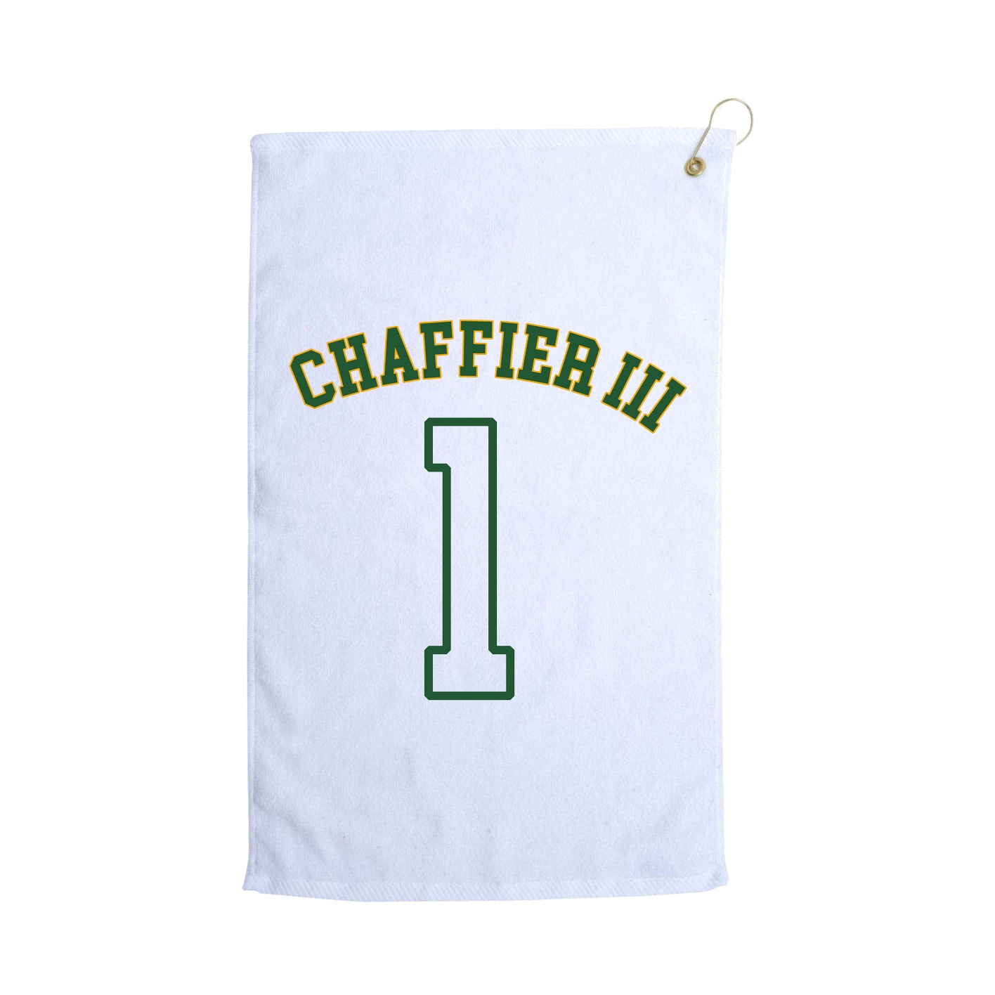 Golf Towel — Shirsey Arch in White