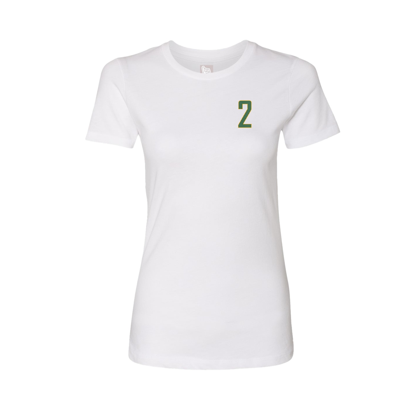 Fitted Women's Tee — Front Shirsy in White