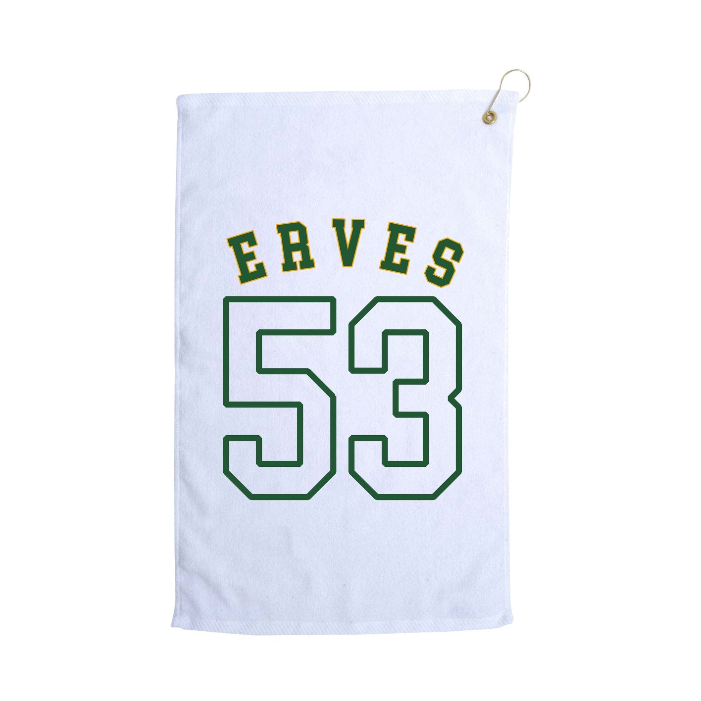 Golf Towel — Shirsey Arch in White