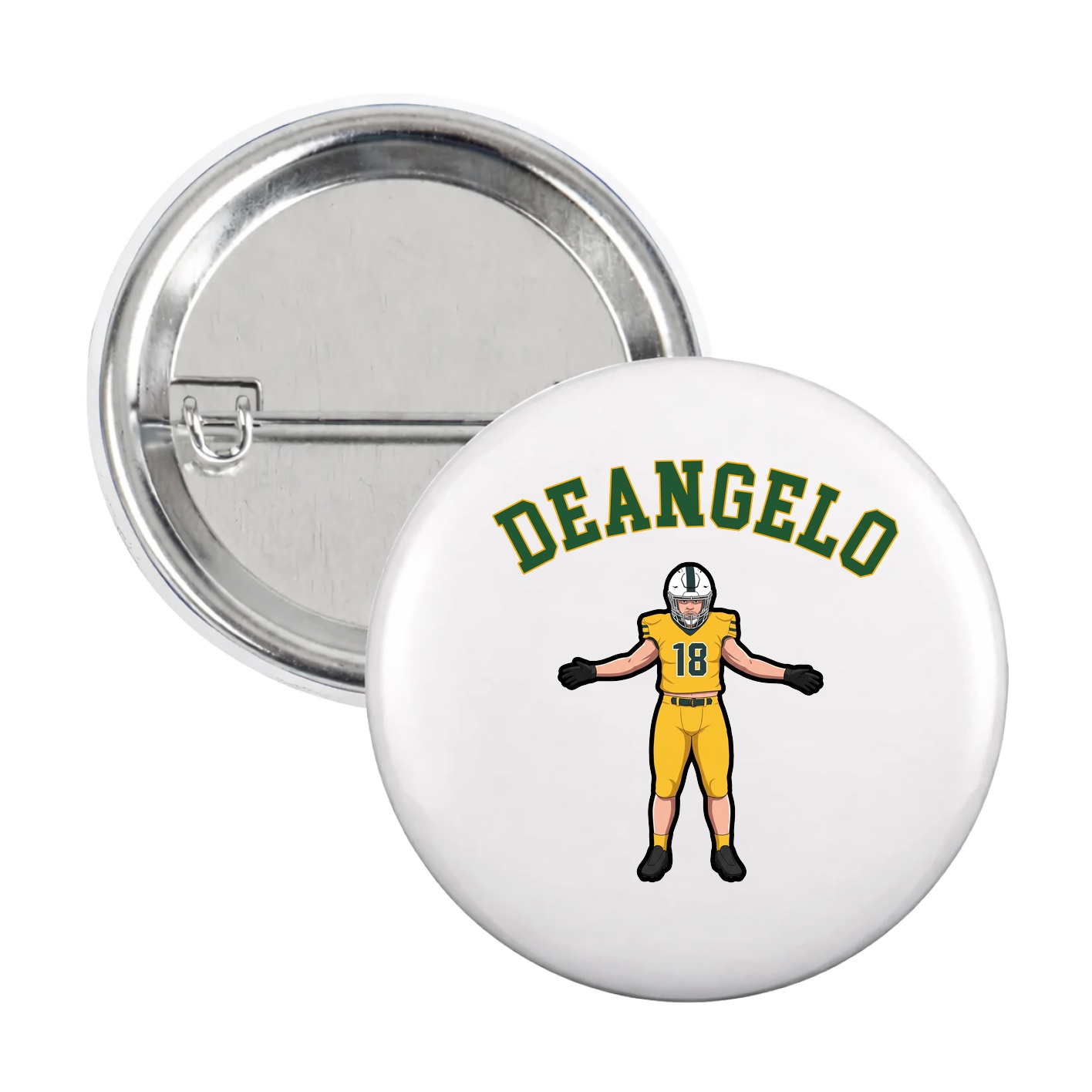 Game Day Button — Shirsey Arch in White