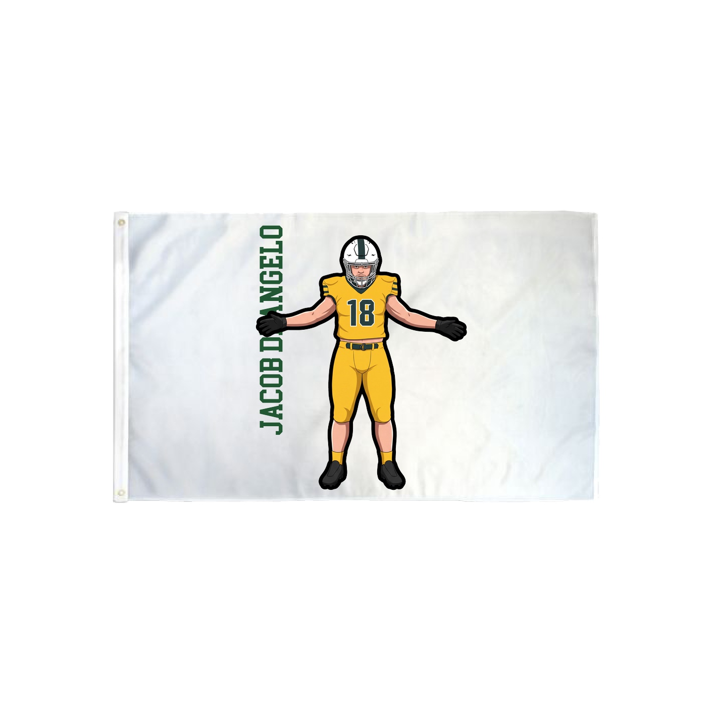3x5 Flag — Name Vertical in Classic