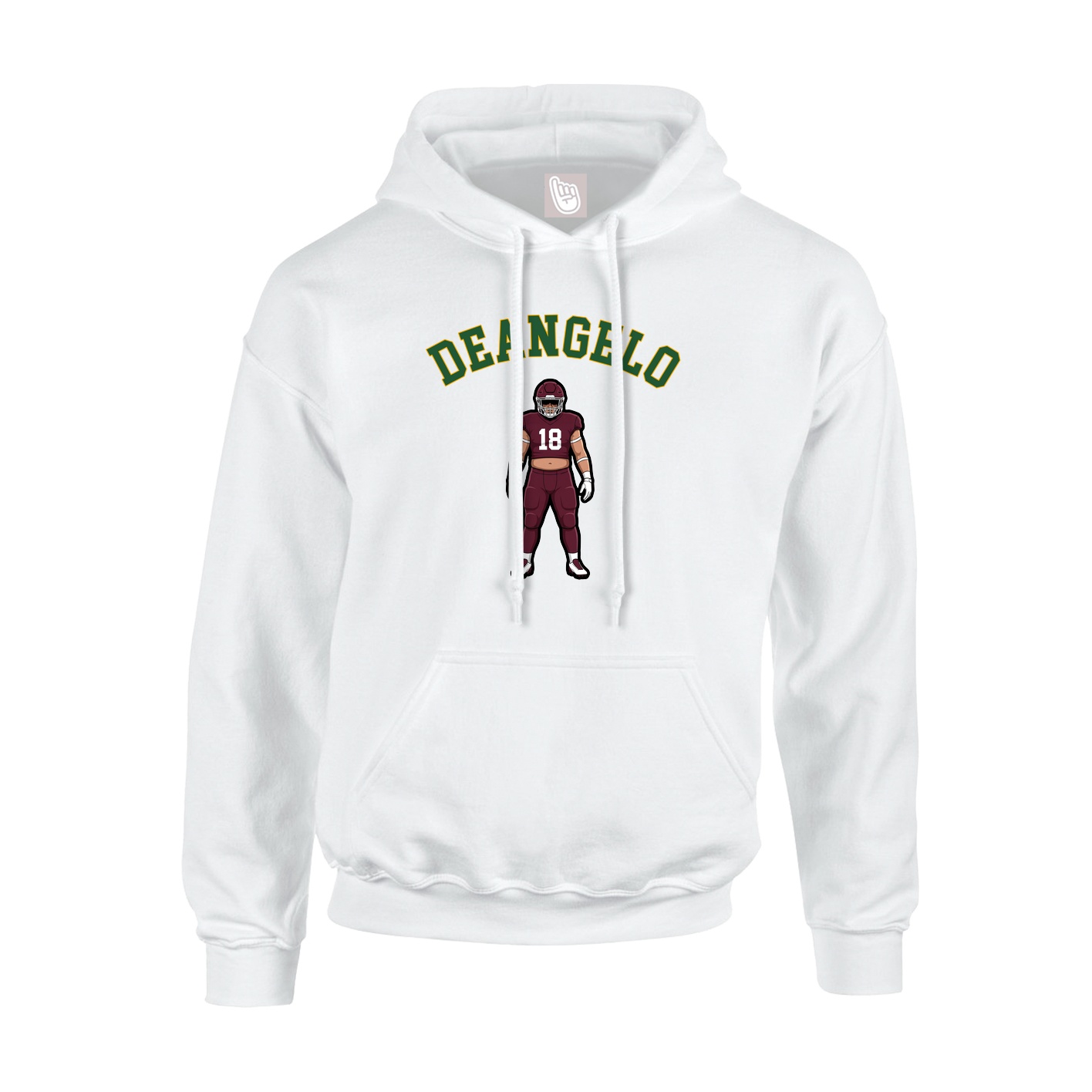 Hoodie — Shirsey Arch in White