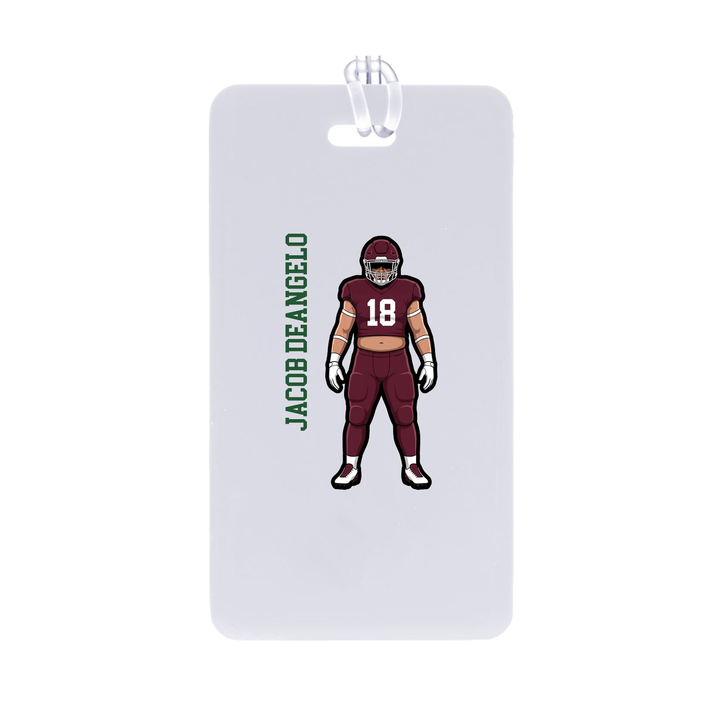 Bag Tag — Name Vertical in Classic