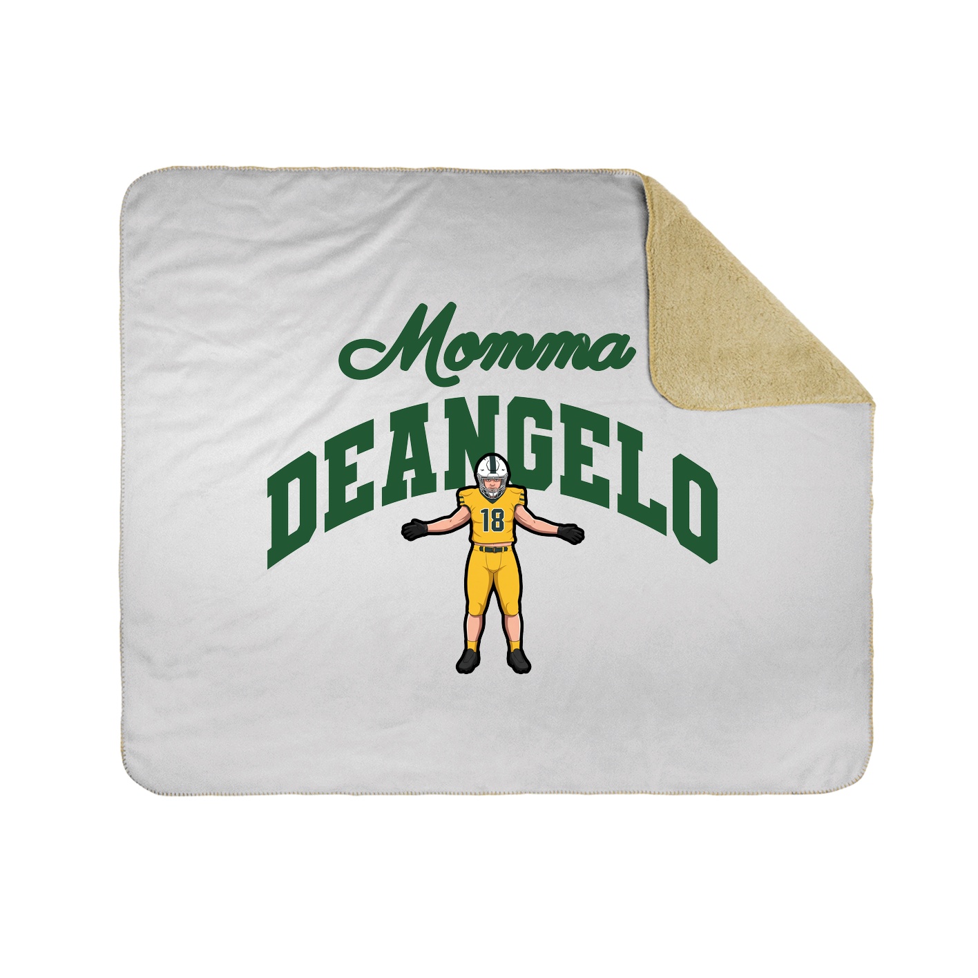 Throw Blanket — Mothers Day Arch in White