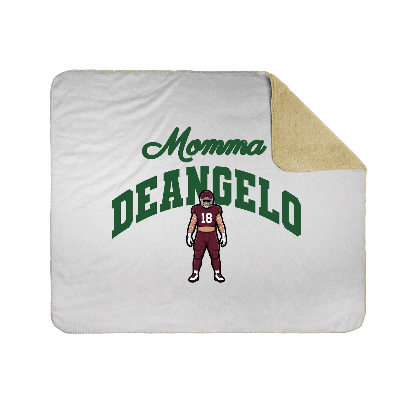 Throw Blanket — Mothers Day Arch in White