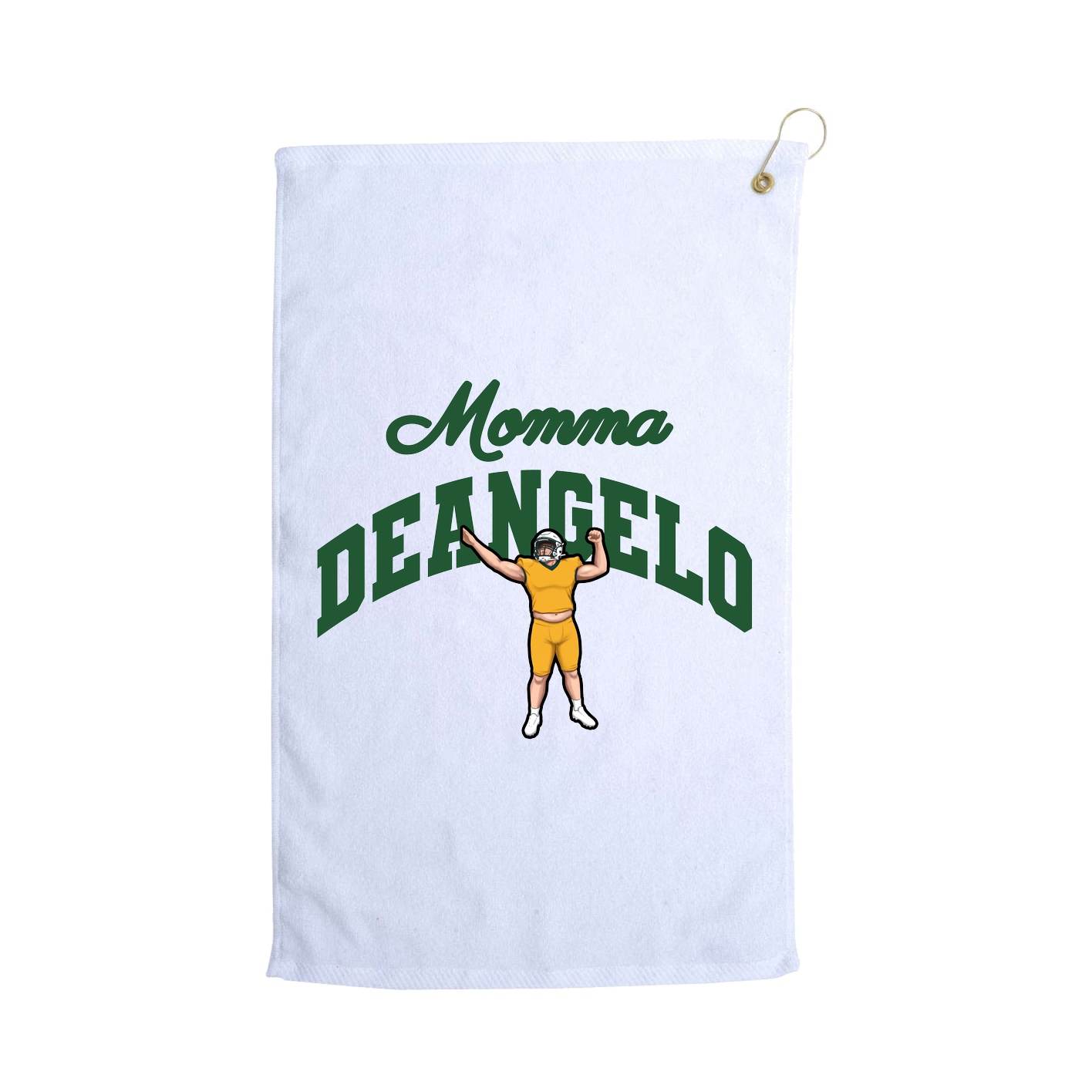 Golf Towel — Mothers Day Arch in White