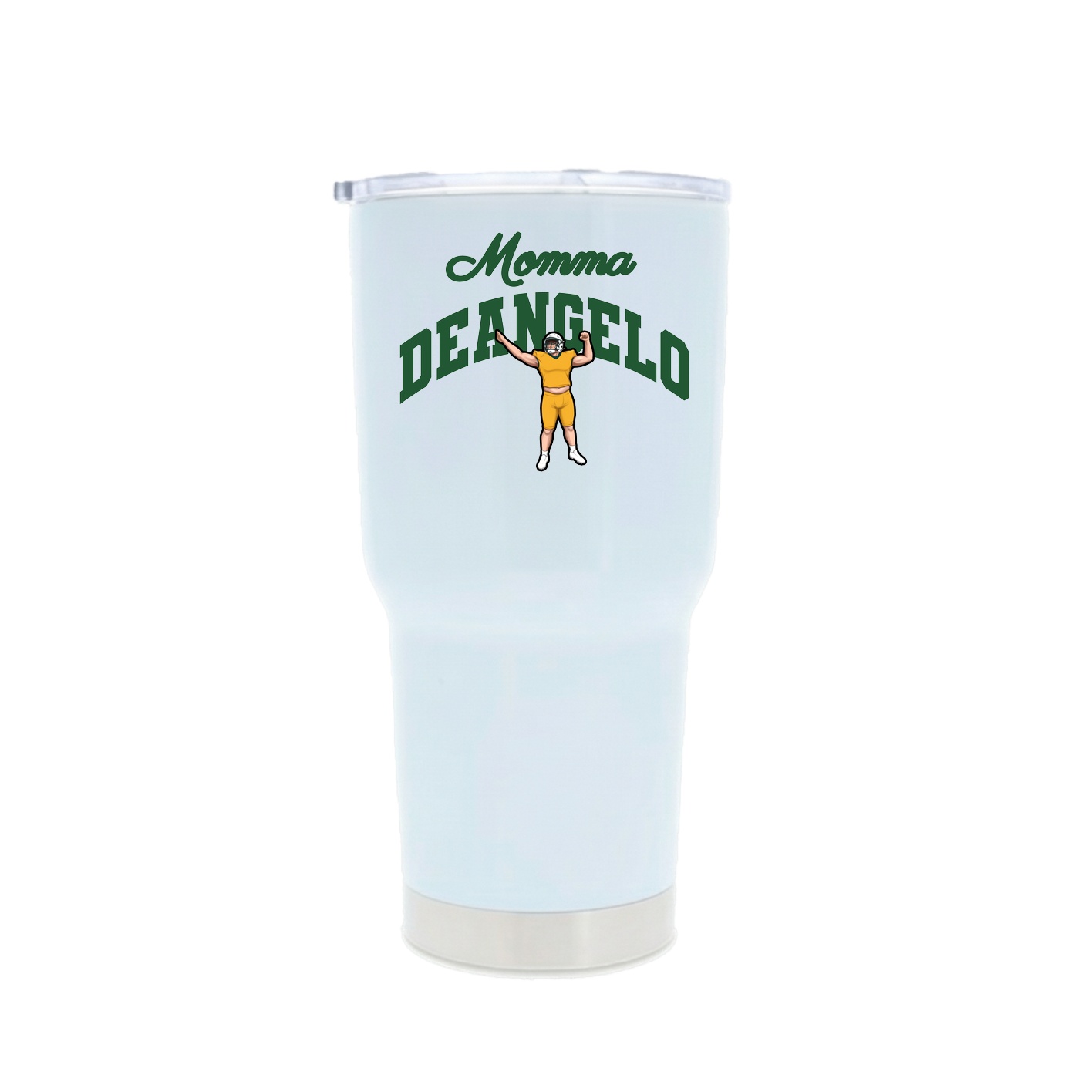 30oz Stainless Steel Tumbler — Mothers Day Arch in White