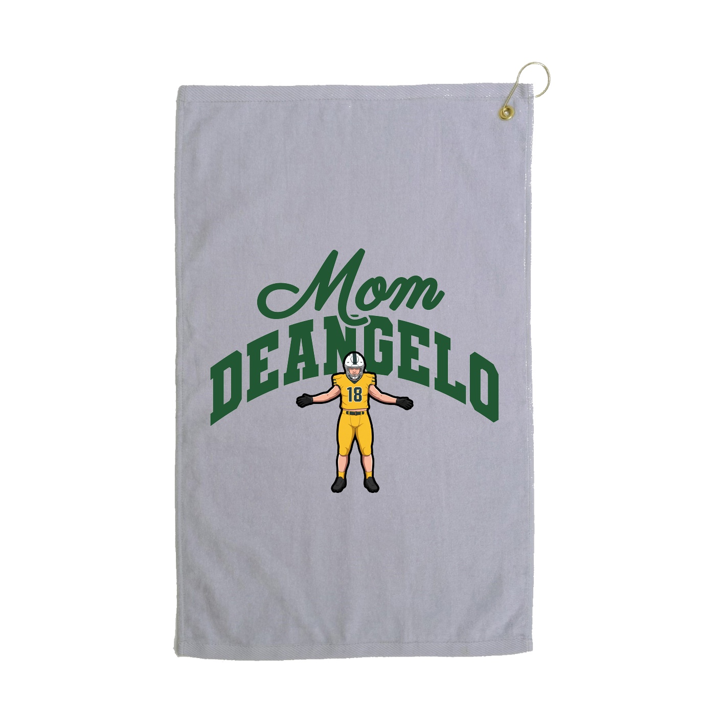 Golf Towel — Mothers Day Arch in Grey