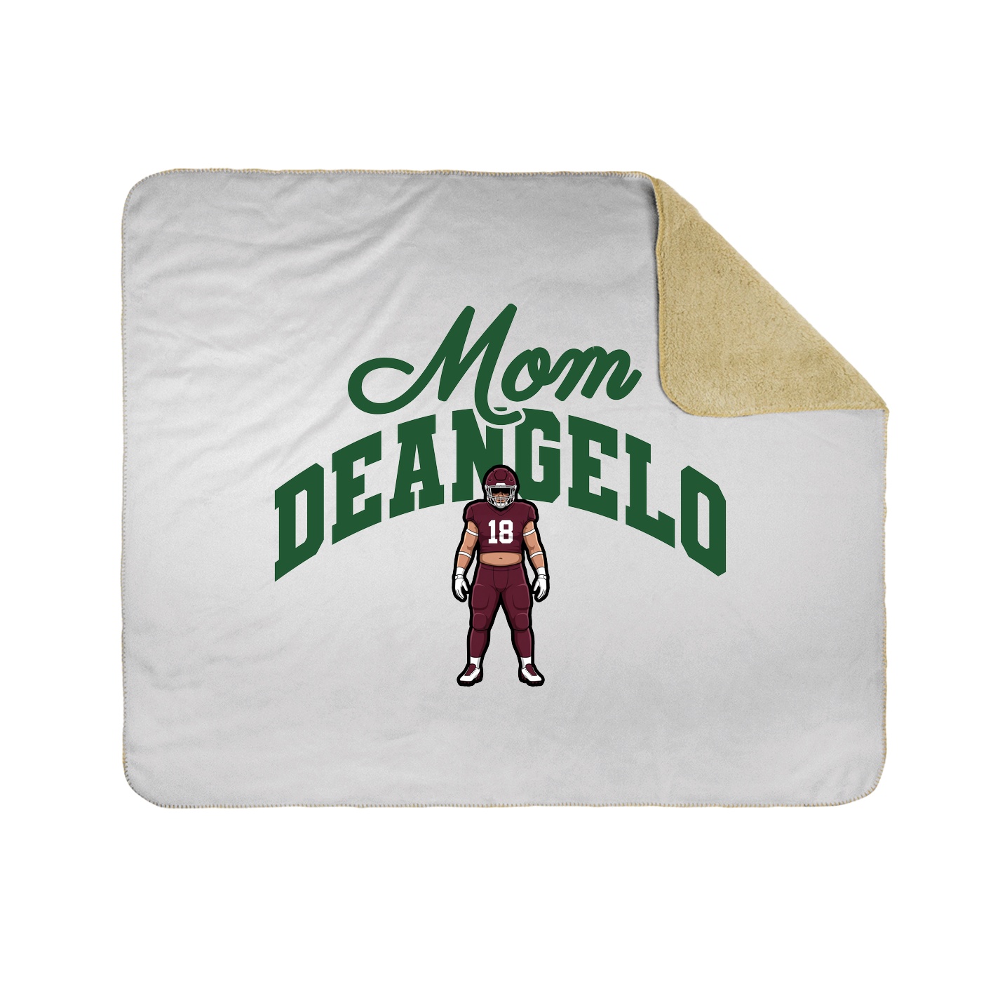 Throw Blanket — Mothers Day Arch in White