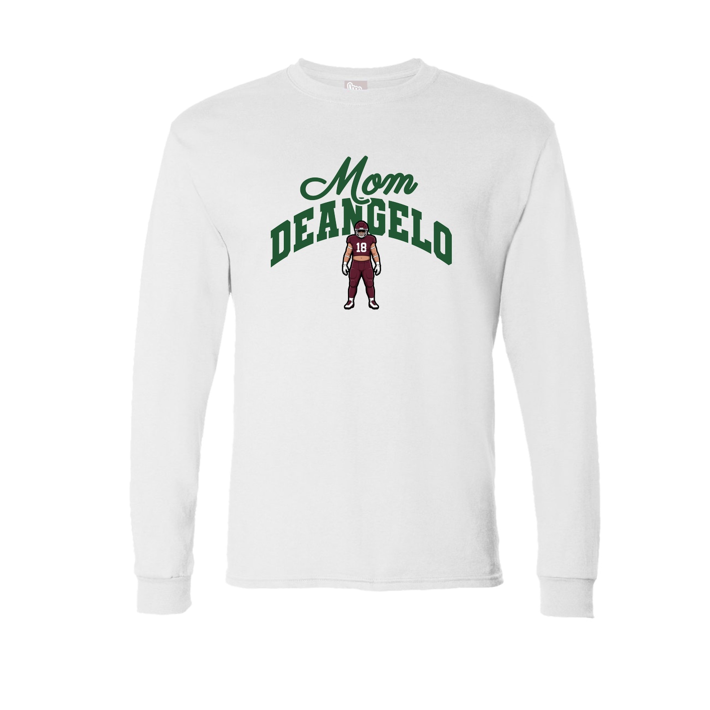 Long Sleeve Tee — Mothers Day Arch in White