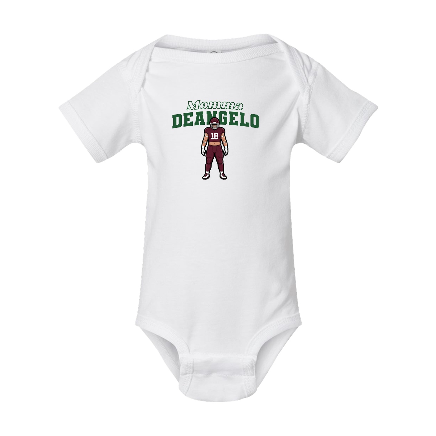 Baby Onesie — Mothers Day Block in White