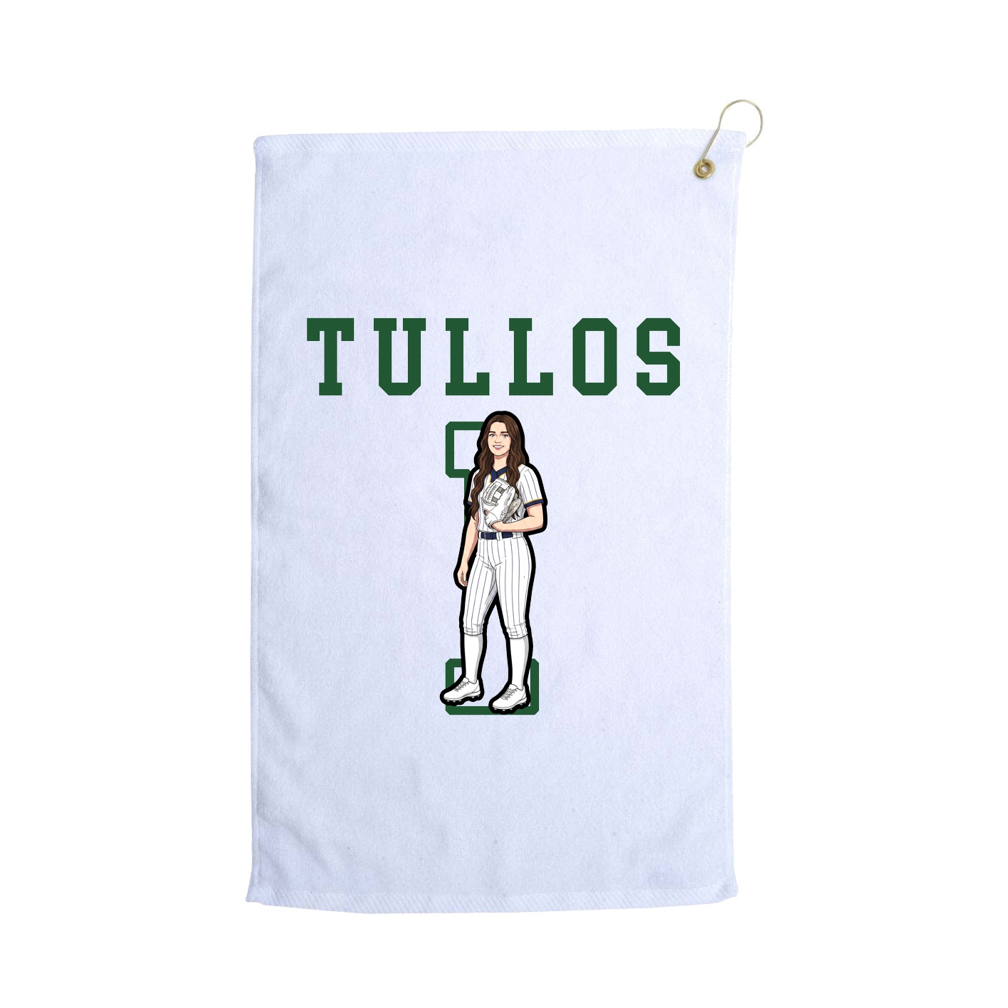 Golf Towel — Shirsey in White