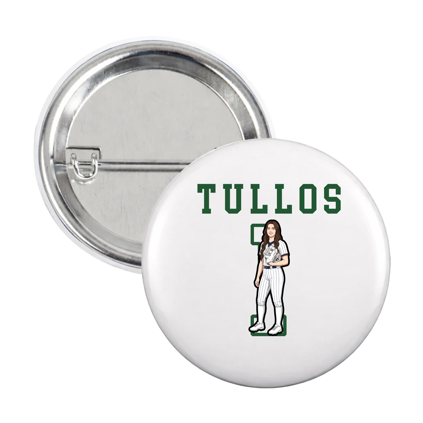 Game Day Button — Shirsey in White
