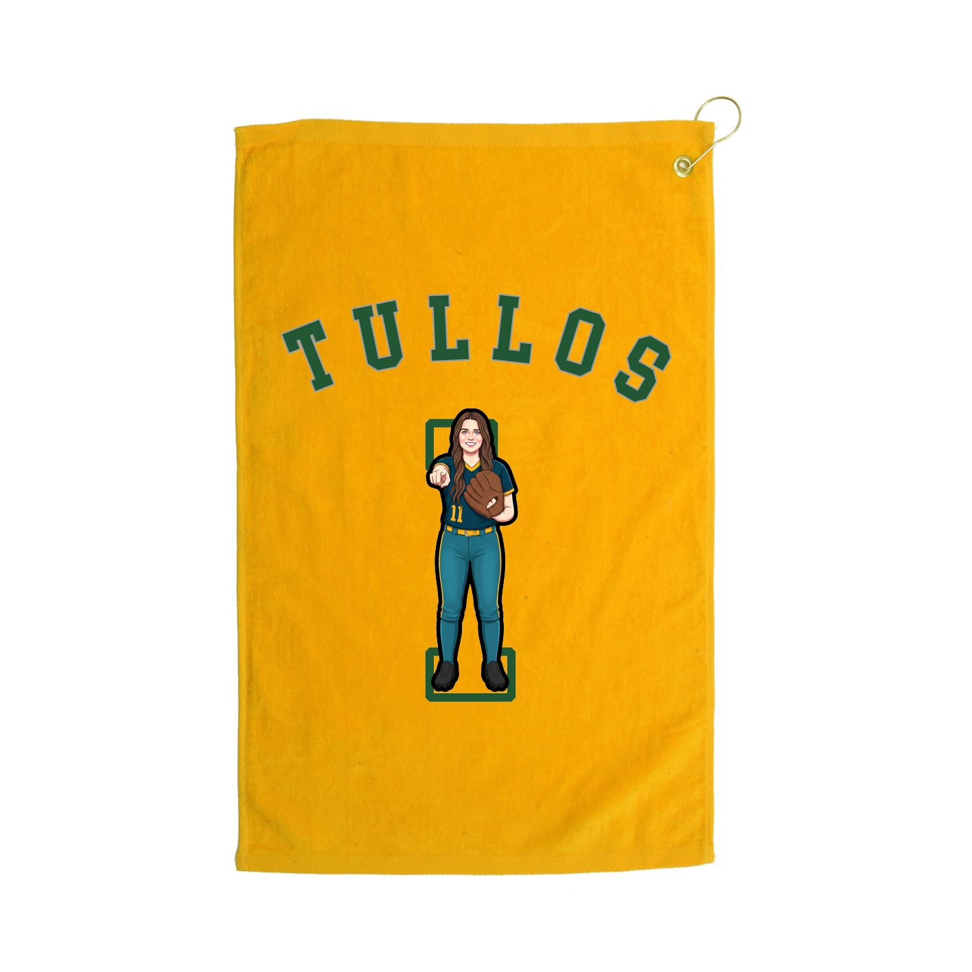 Golf Towel — Shirsey Arch in Gold