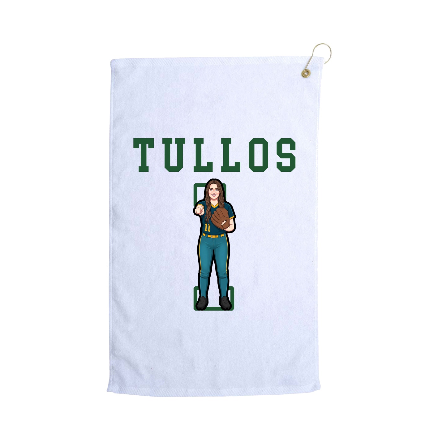 Golf Towel — Shirsey in White