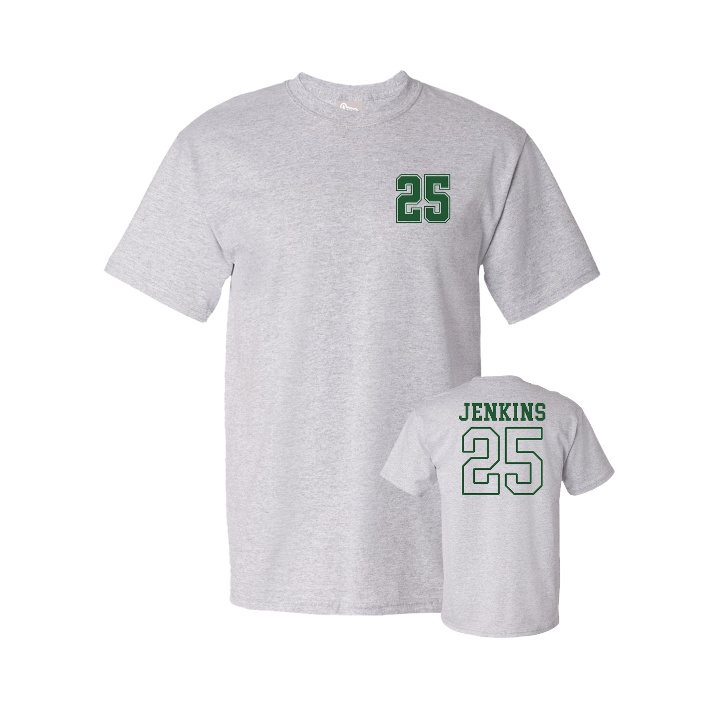 Tee — Chest Back in Grey