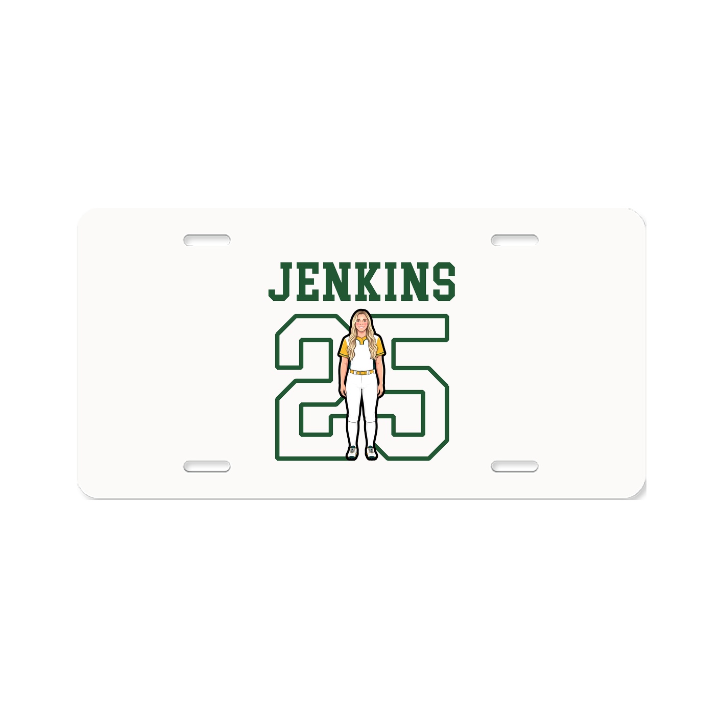 License Plate — Shirsey in Classic