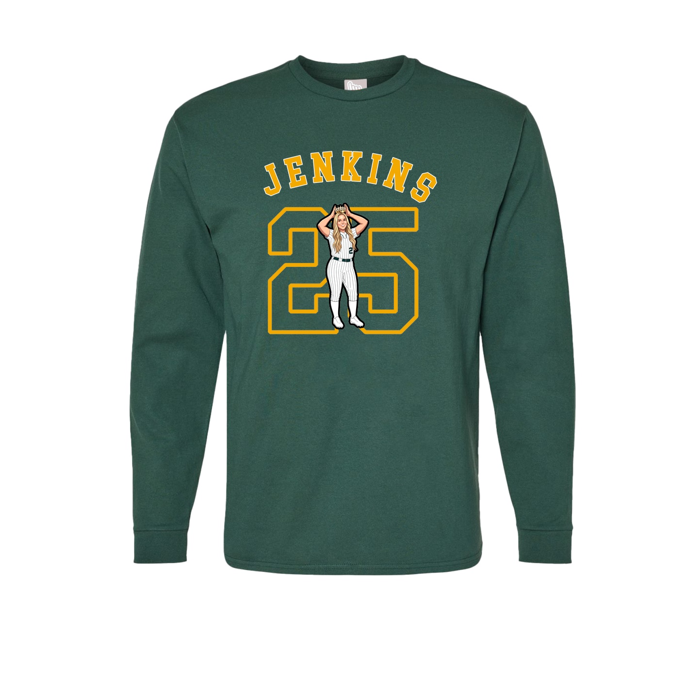 Long Sleeve Tee — Shirsey Arch in Green