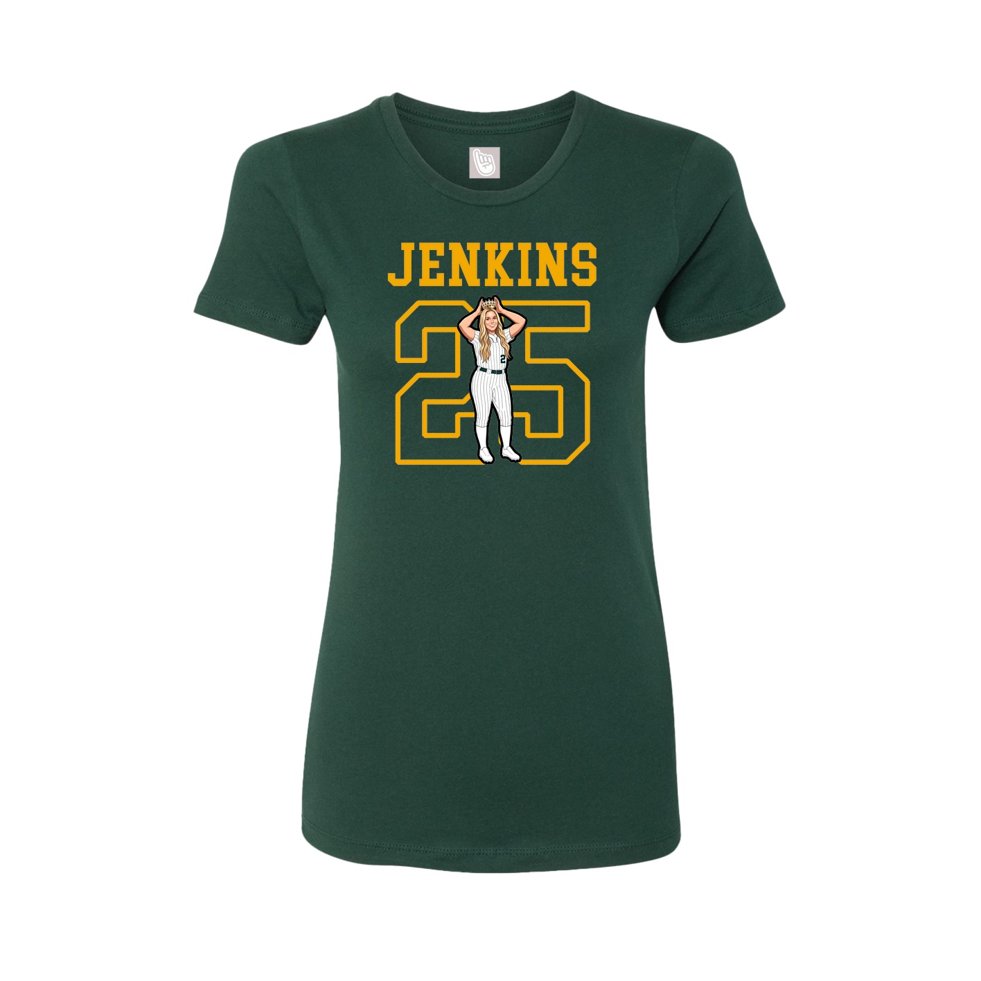 Fitted Women's Tee — Shirsey in Green