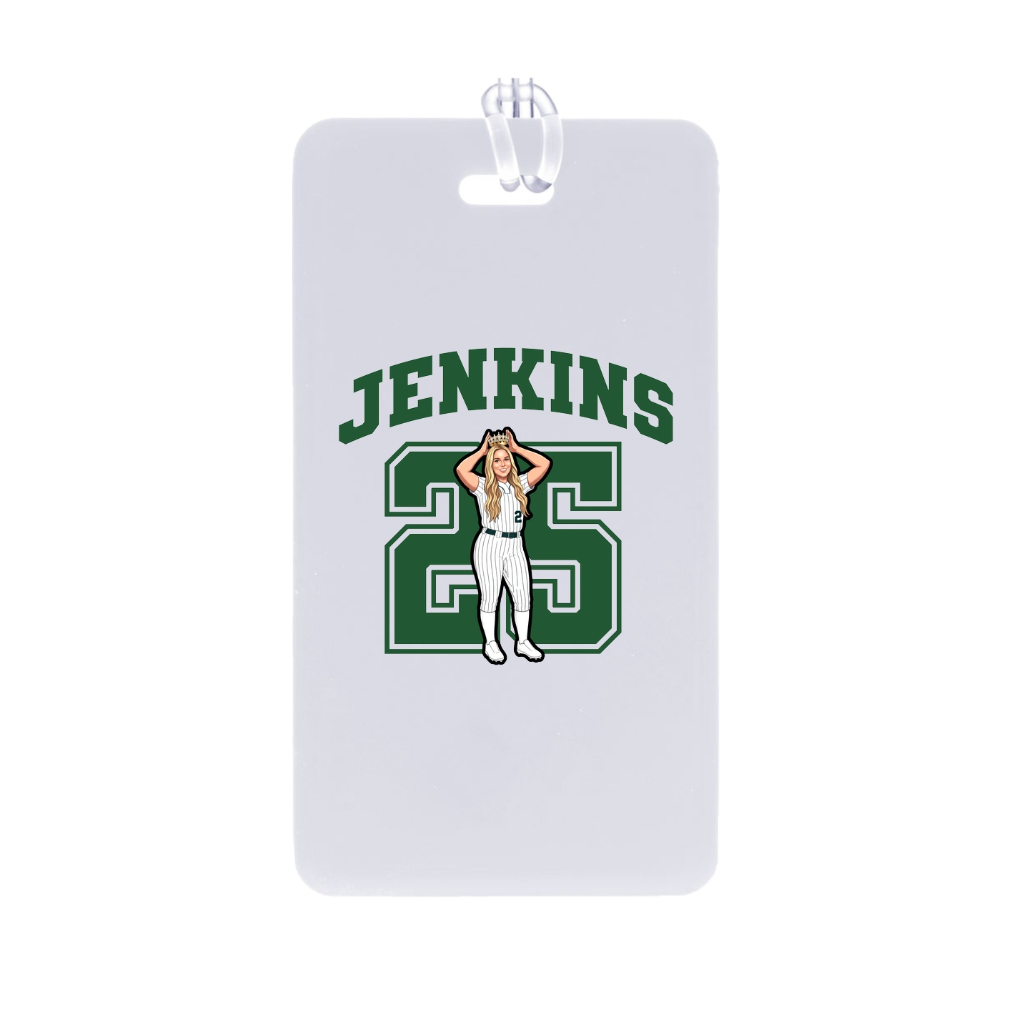 Bag Tag — Number in Classic