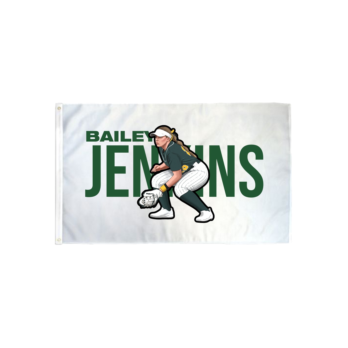 3x5 Flag — Player Name in Classic