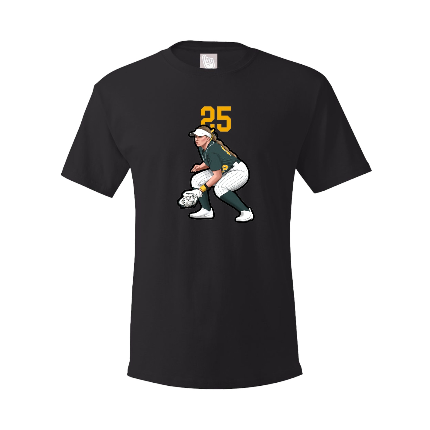Tee — Number Top in Black