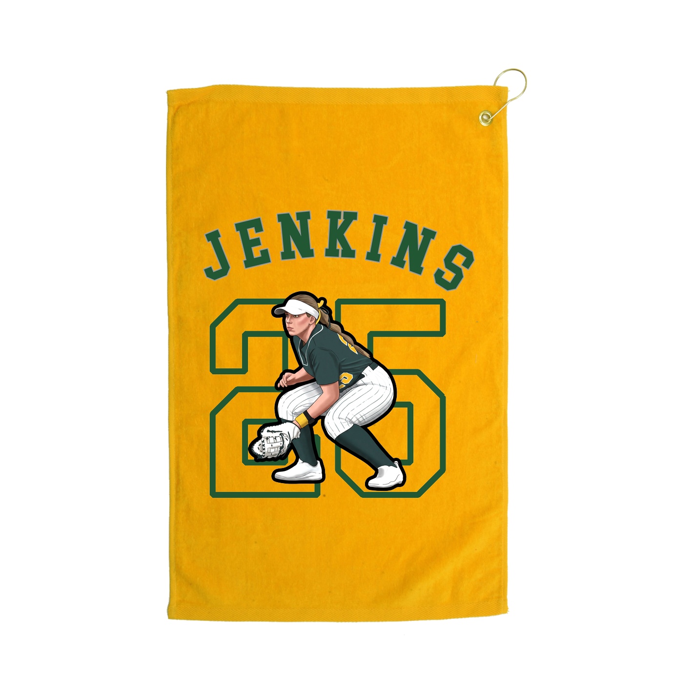 Golf Towel — Shirsey Arch in Gold