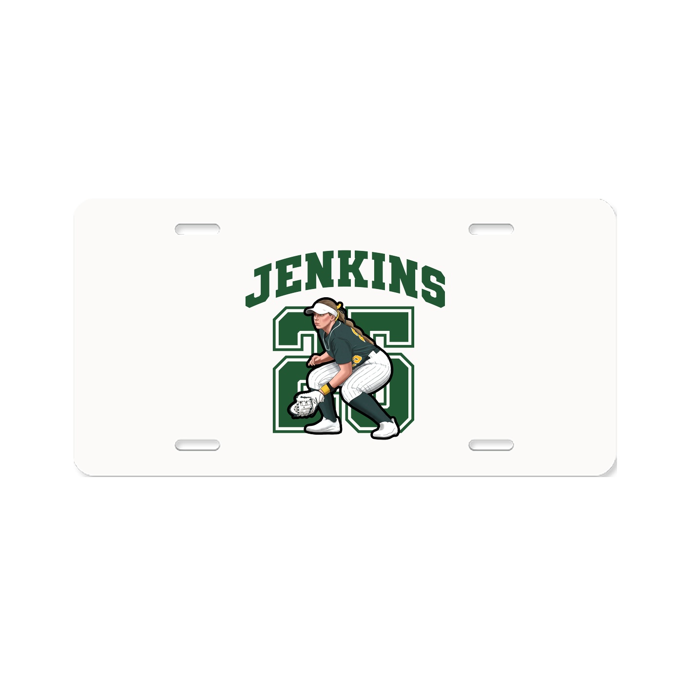License Plate — Number in Classic