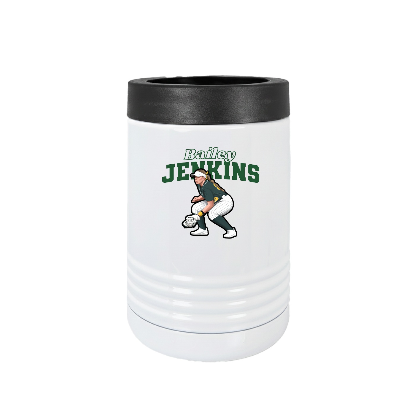 Beverage Holder — Name Arch in White