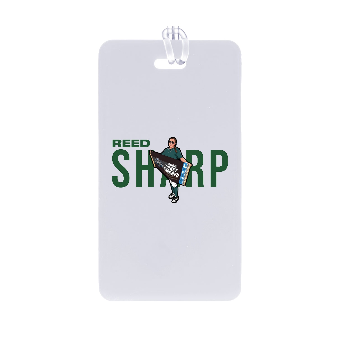 Bag Tag — Player Name in Classic