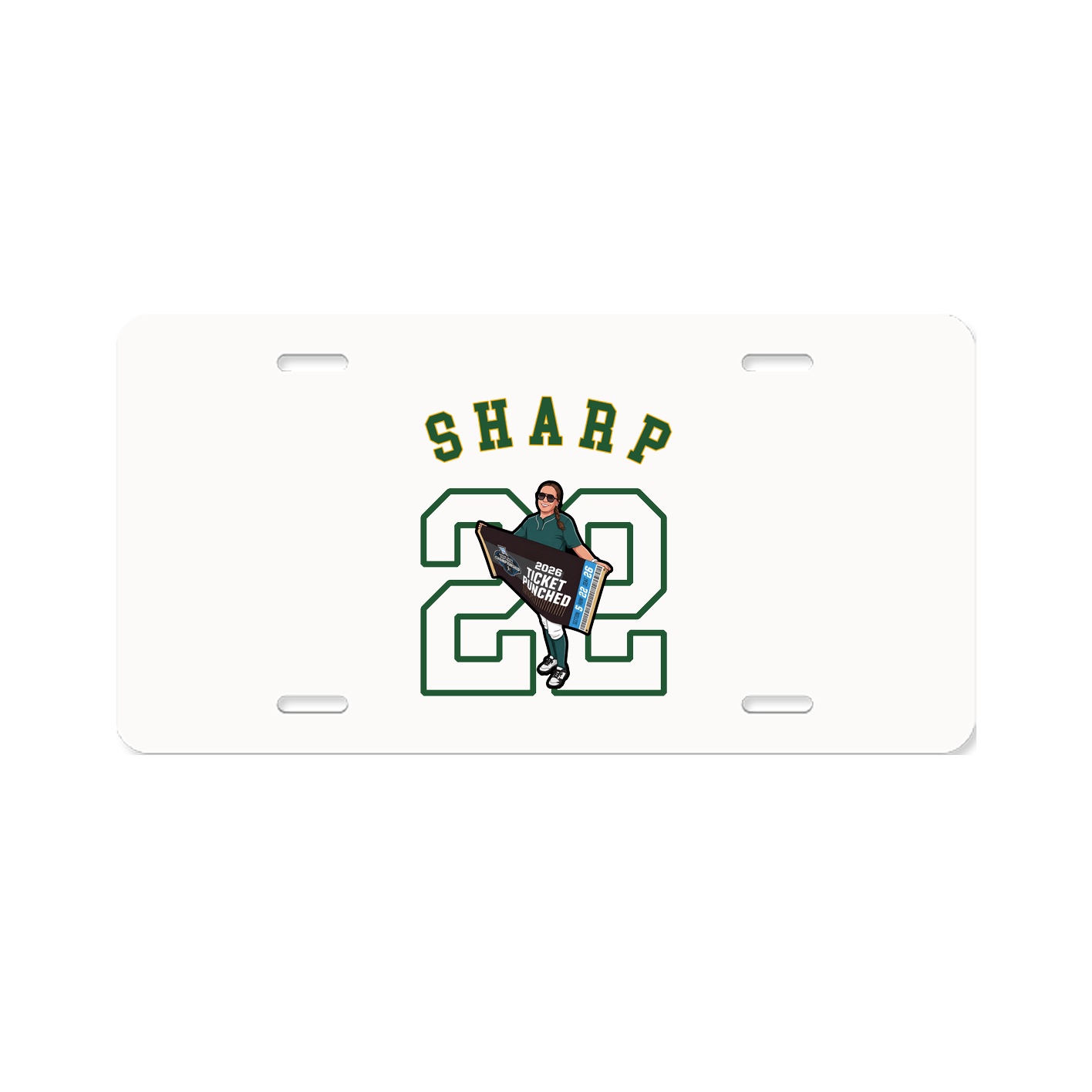 License Plate — Shirsey Arch in Classic