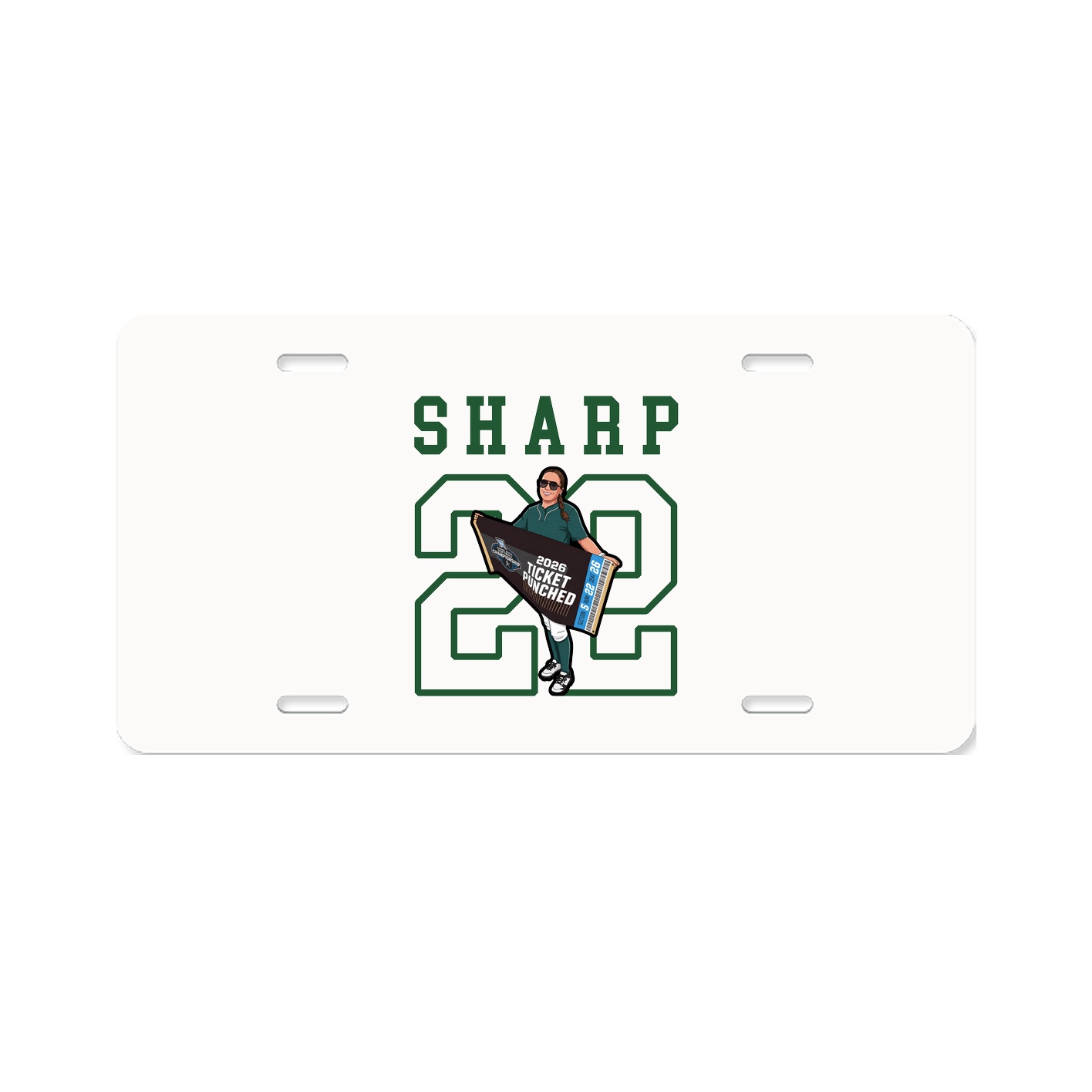License Plate — Shirsey in Classic