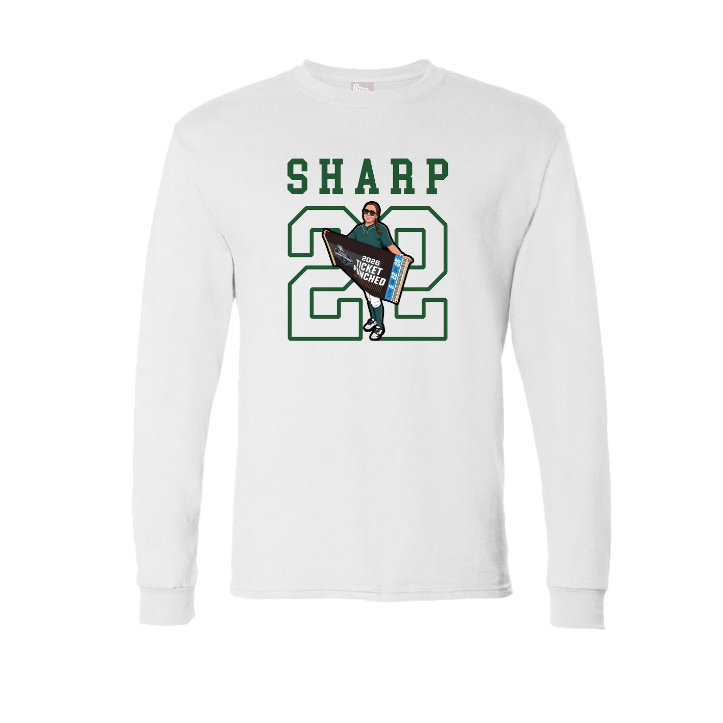 Long Sleeve Tee — Shirsey in White