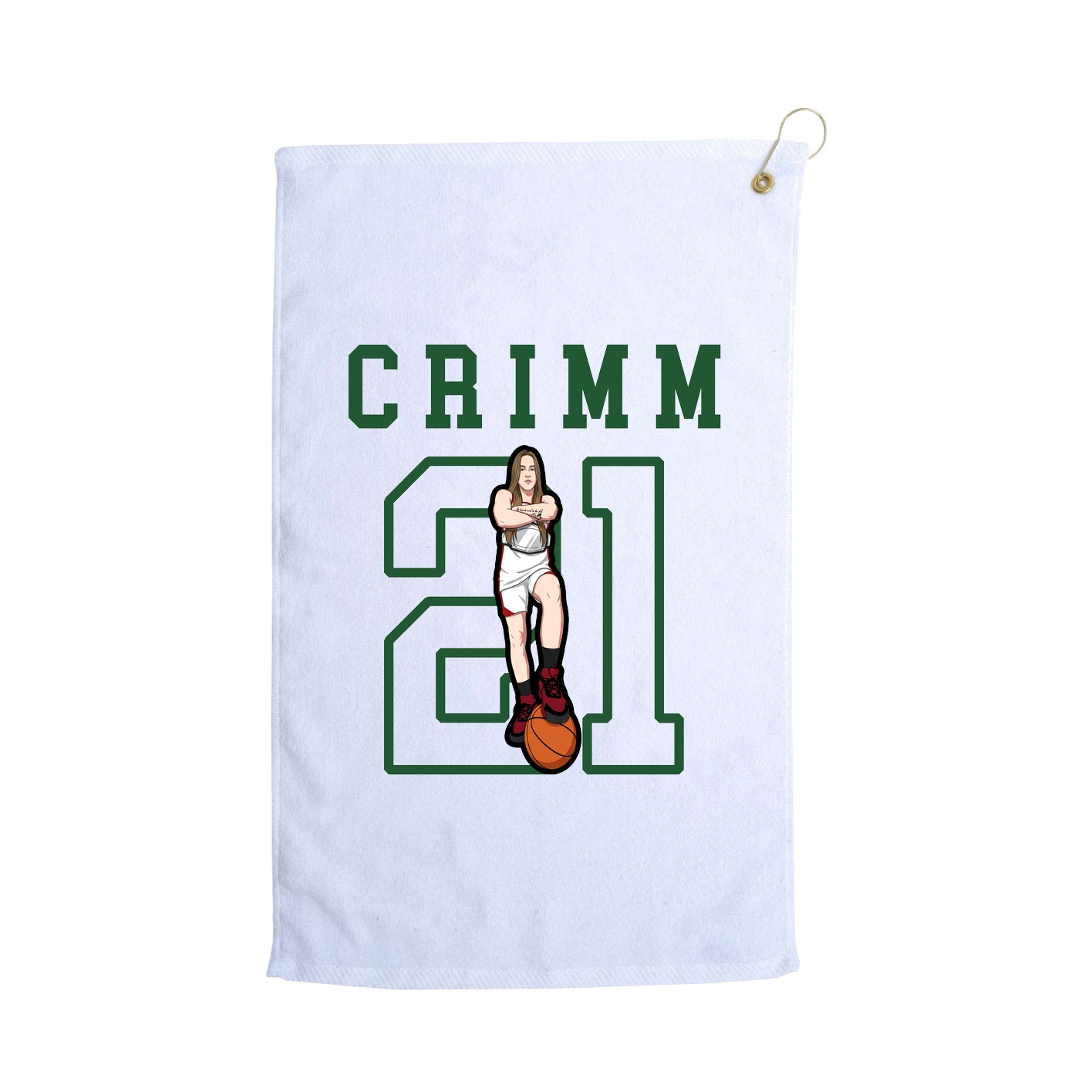 Golf Towel — Shirsey in White