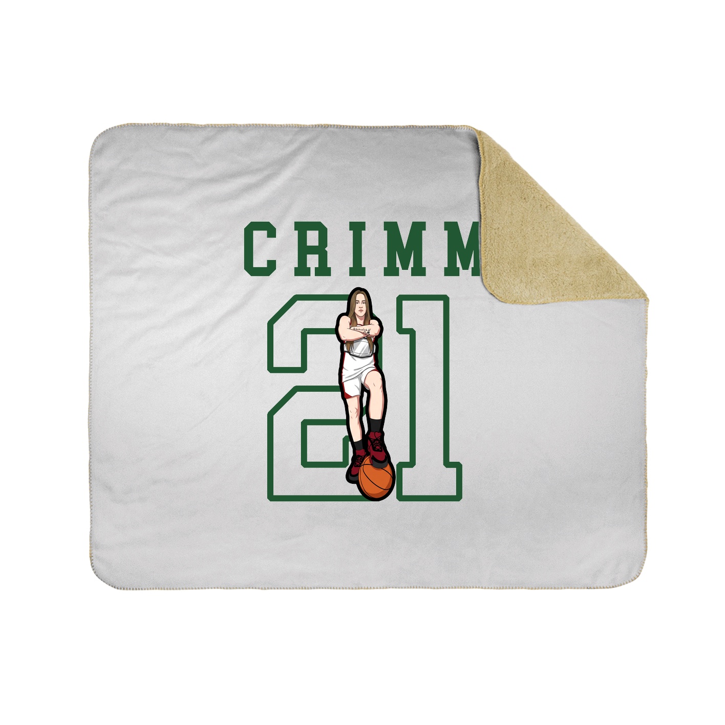 Throw Blanket — Shirsey in White
