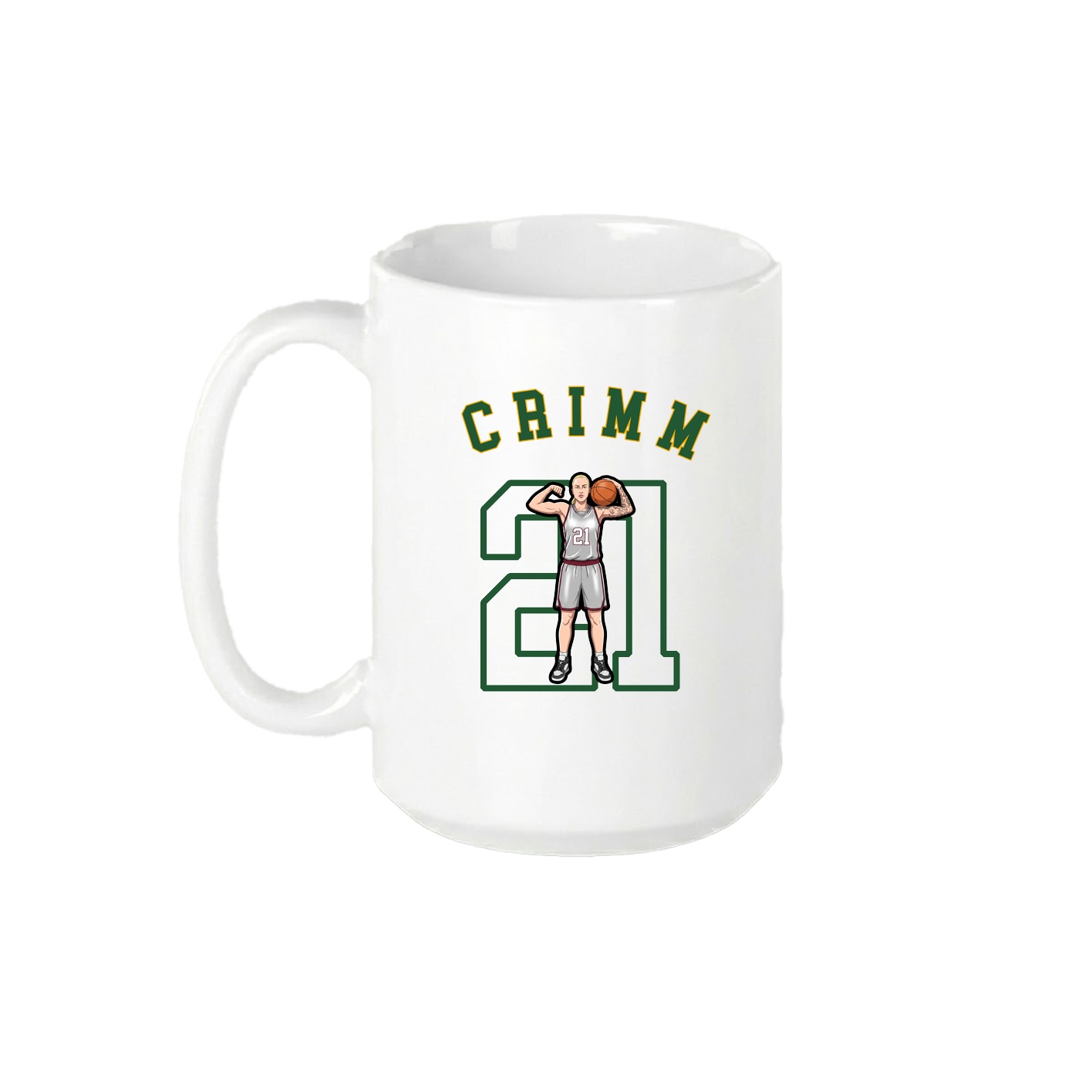 15oz Coffee Mug — Shirsey Arch in White