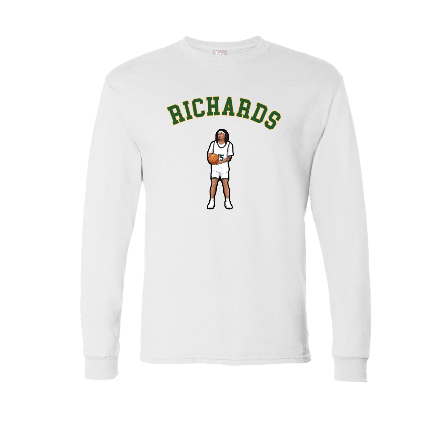 Long Sleeve Tee — Shirsey Arch in White