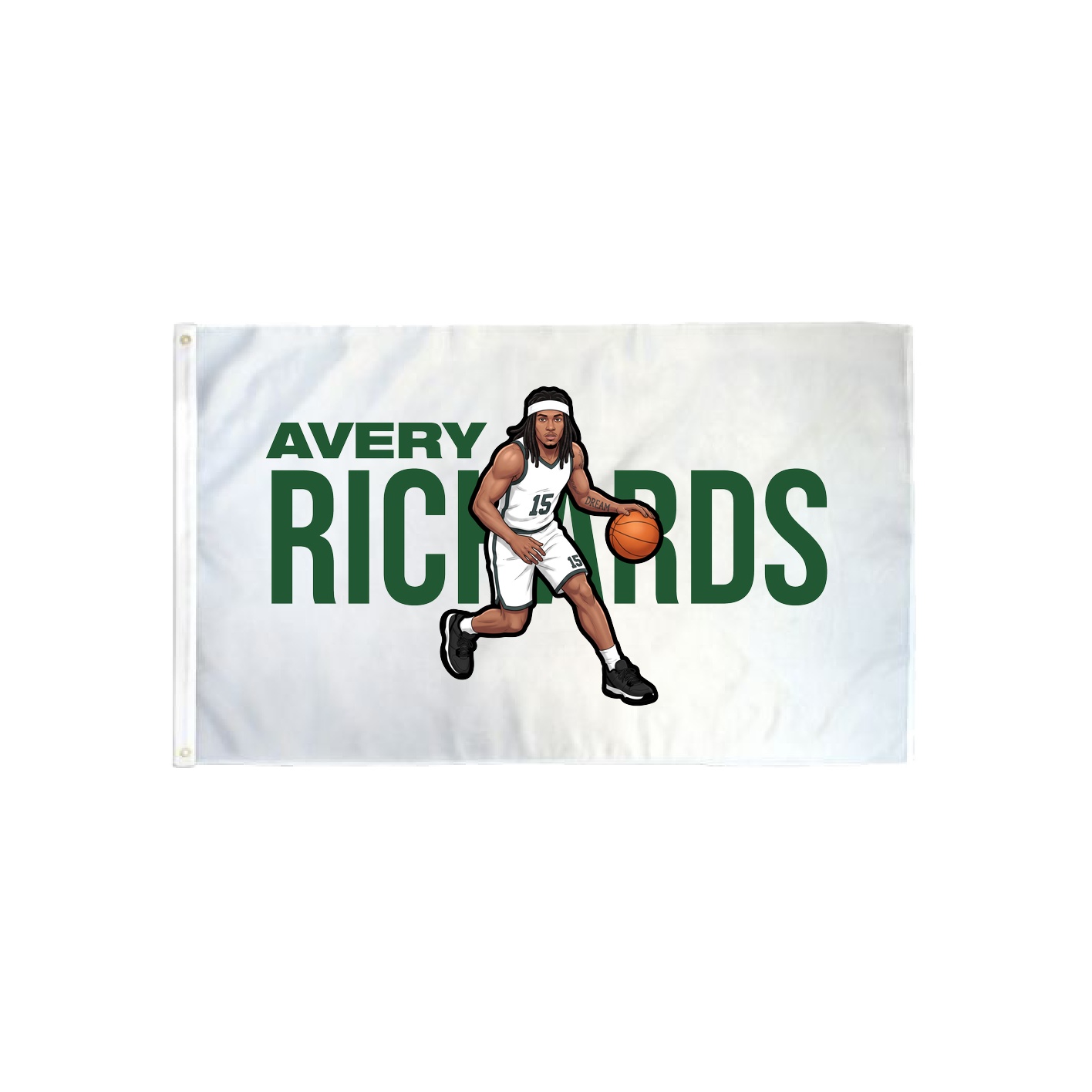 3x5 Flag — Player Name in Classic