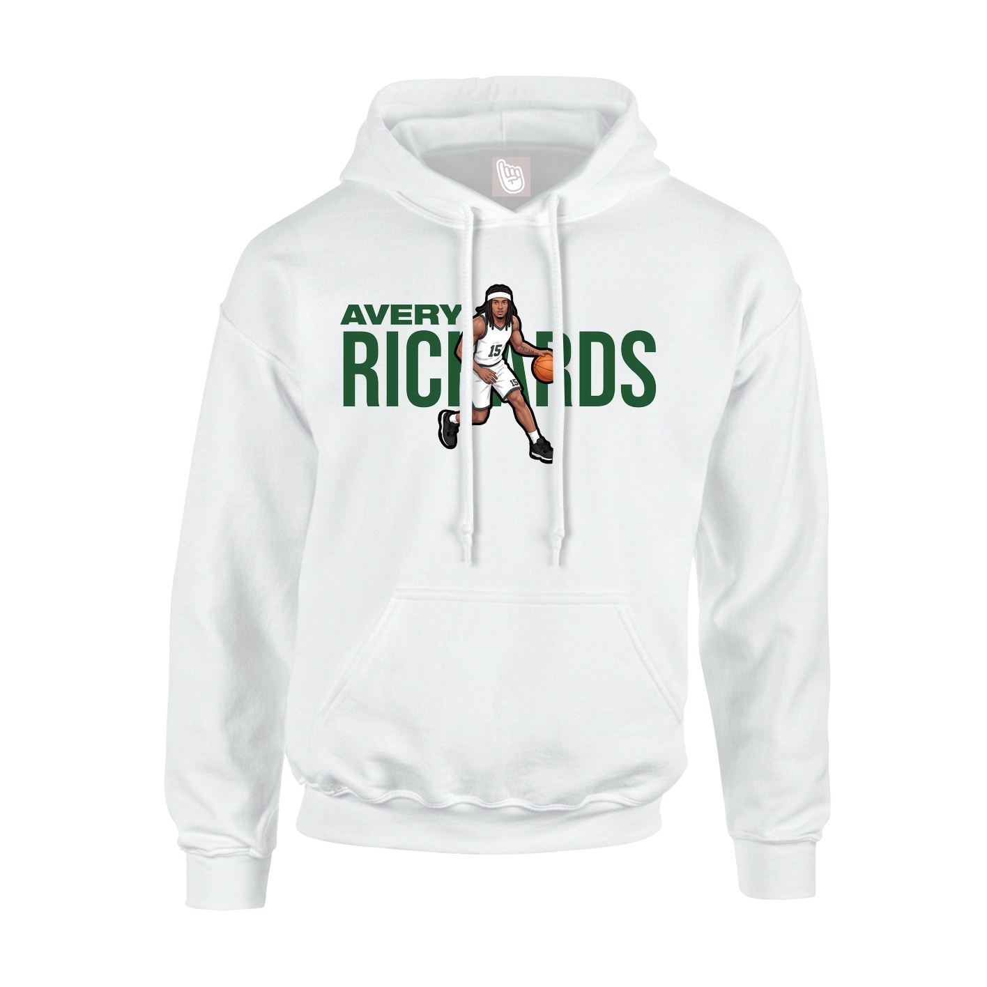 Hoodie — Player Name in White