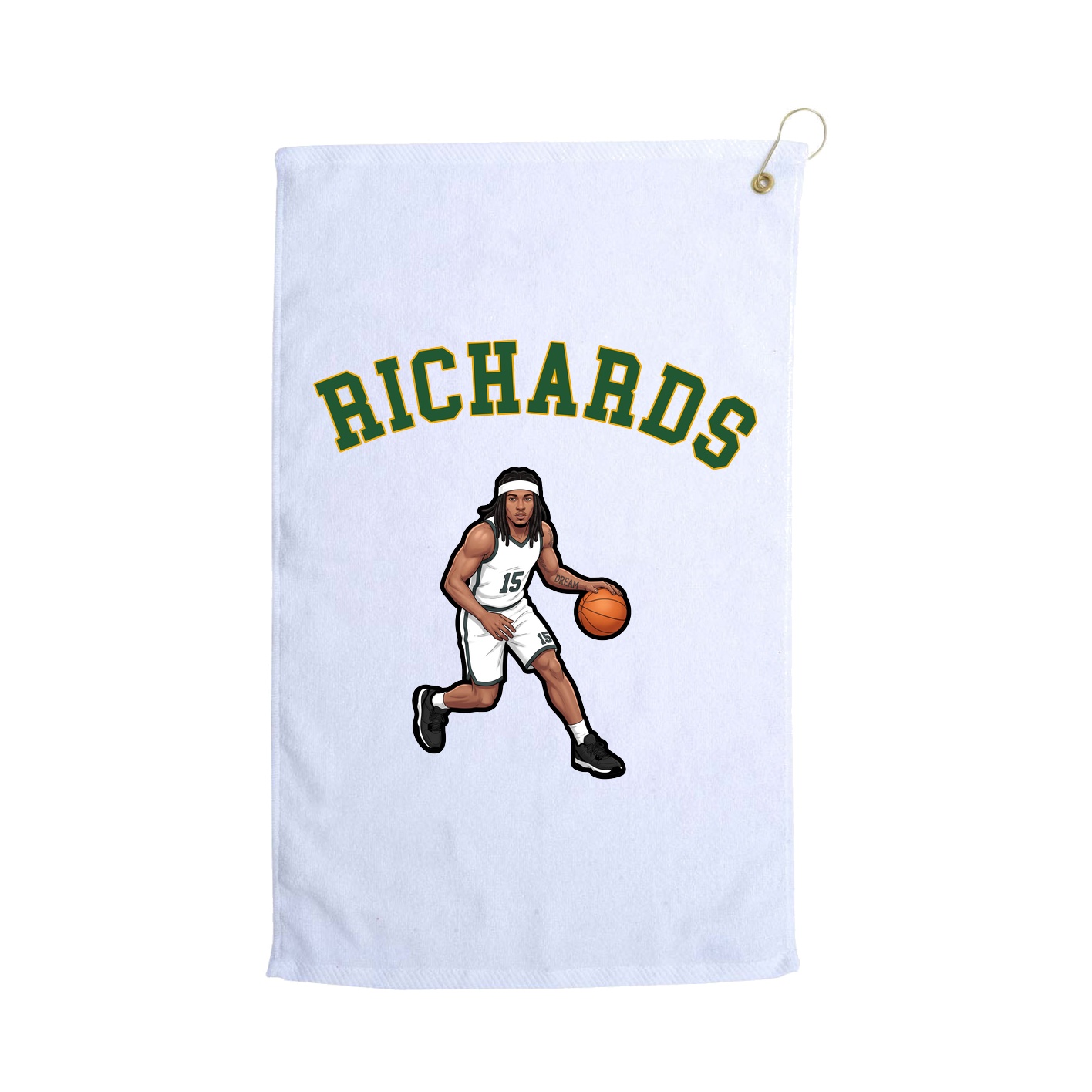 Golf Towel — Shirsey Arch in White