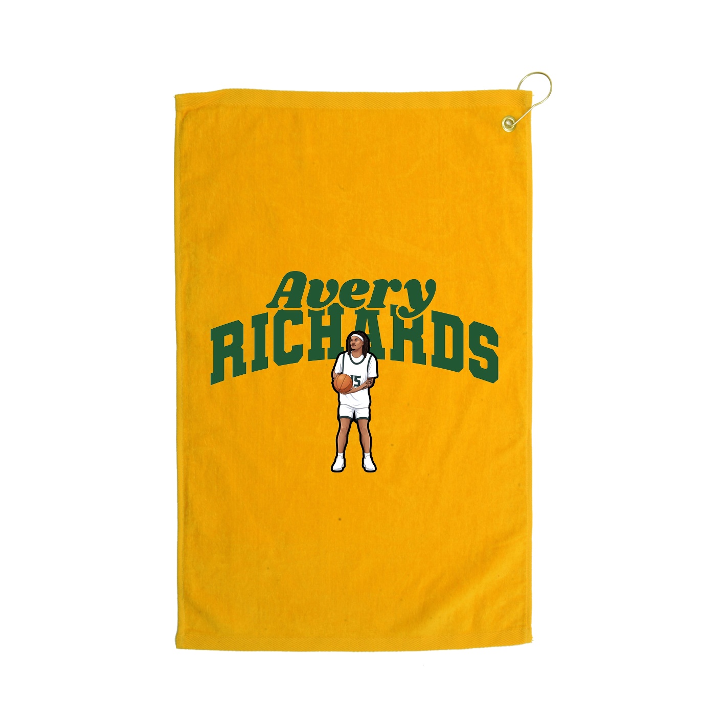 Golf Towel — Signature Arch in Gold
