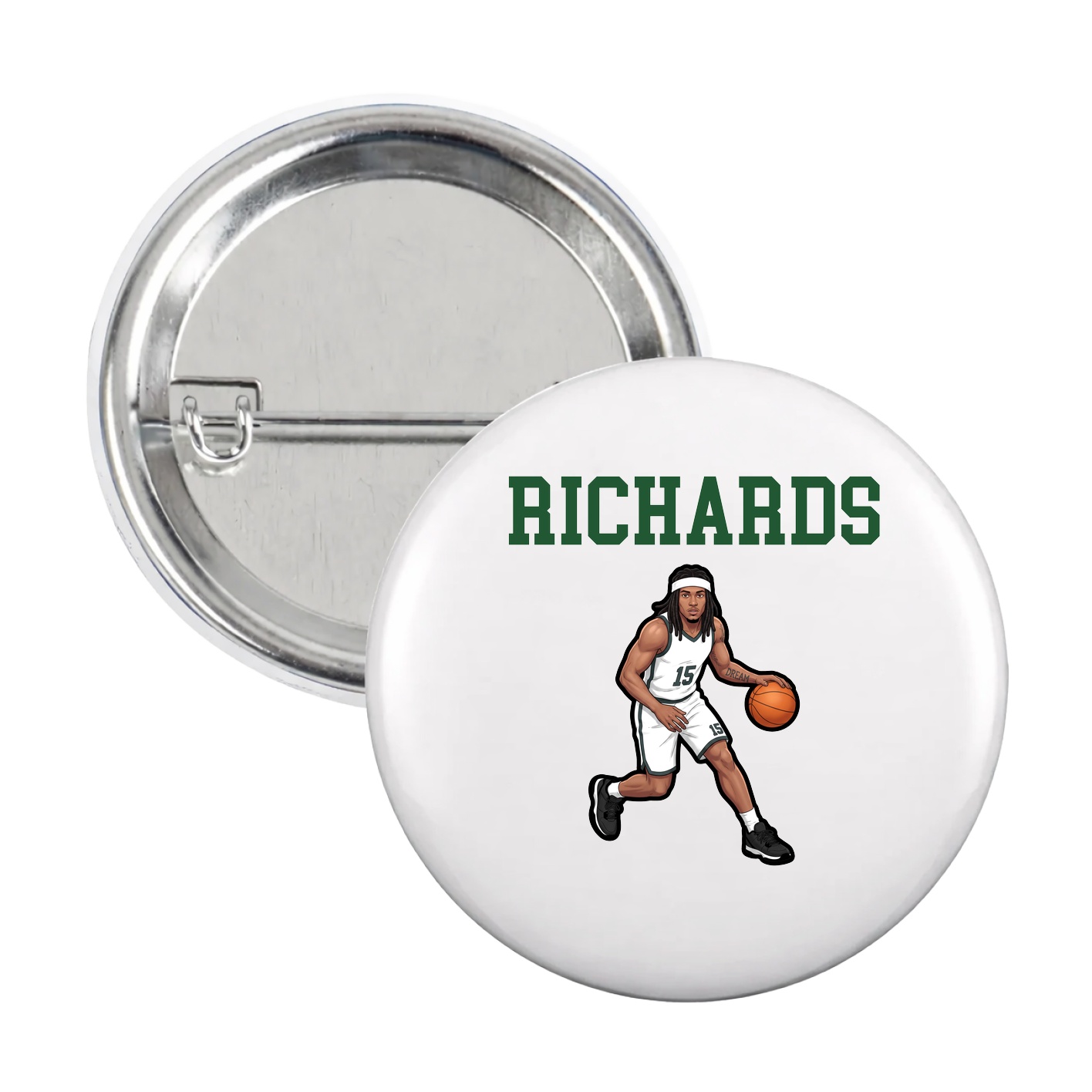 Game Day Button — Shirsey in White