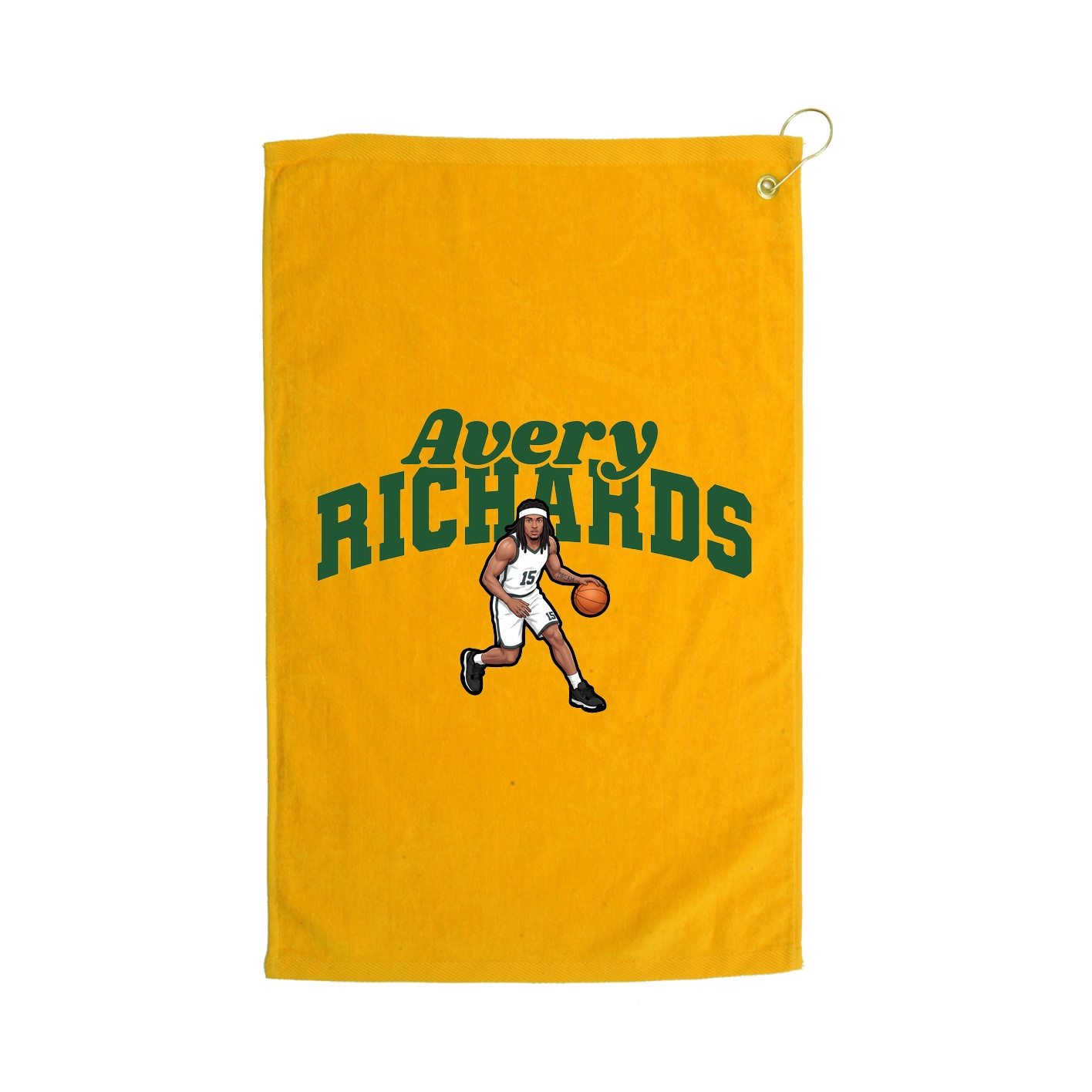 Golf Towel — Signature Arch in Gold