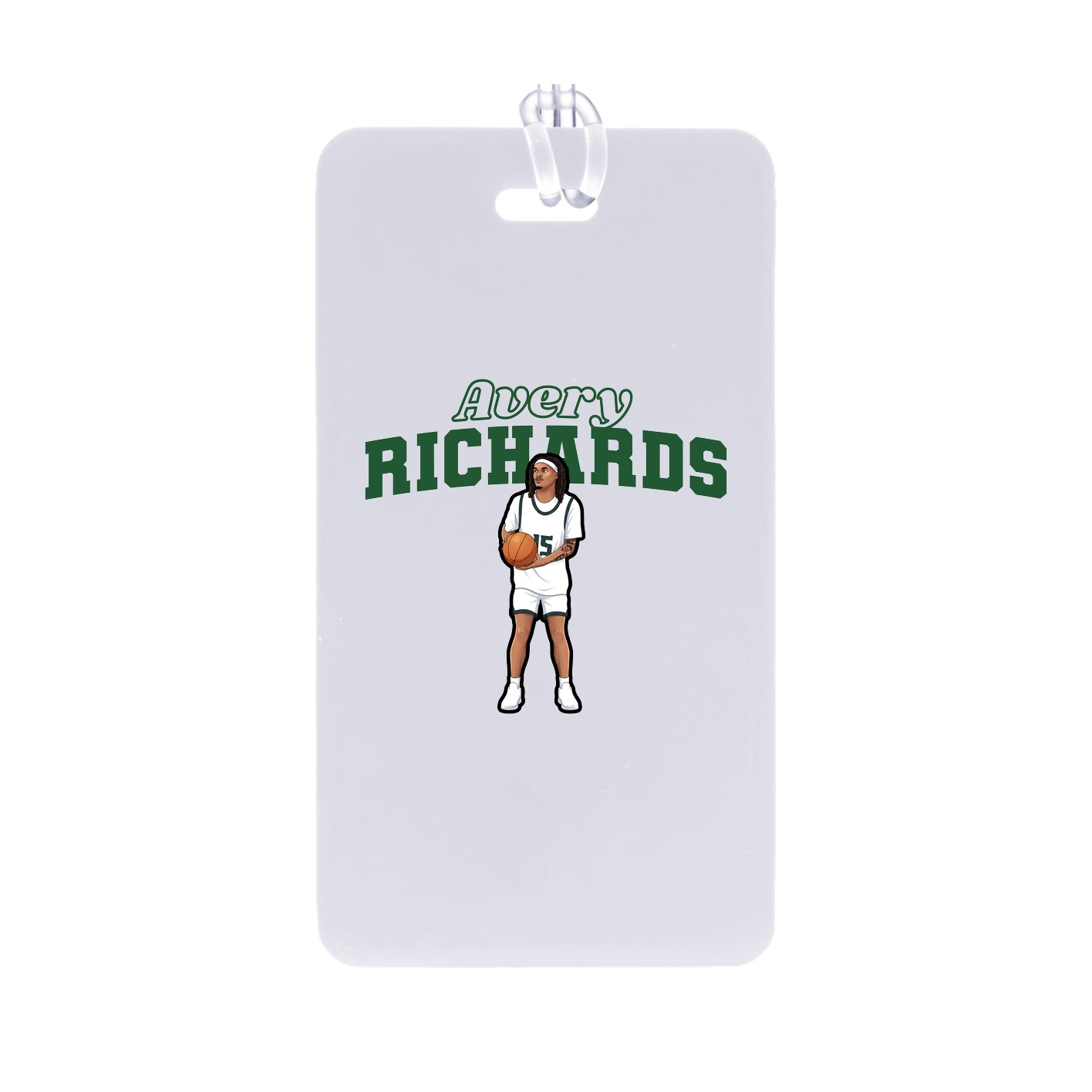 Bag Tag — Name Arch in Classic