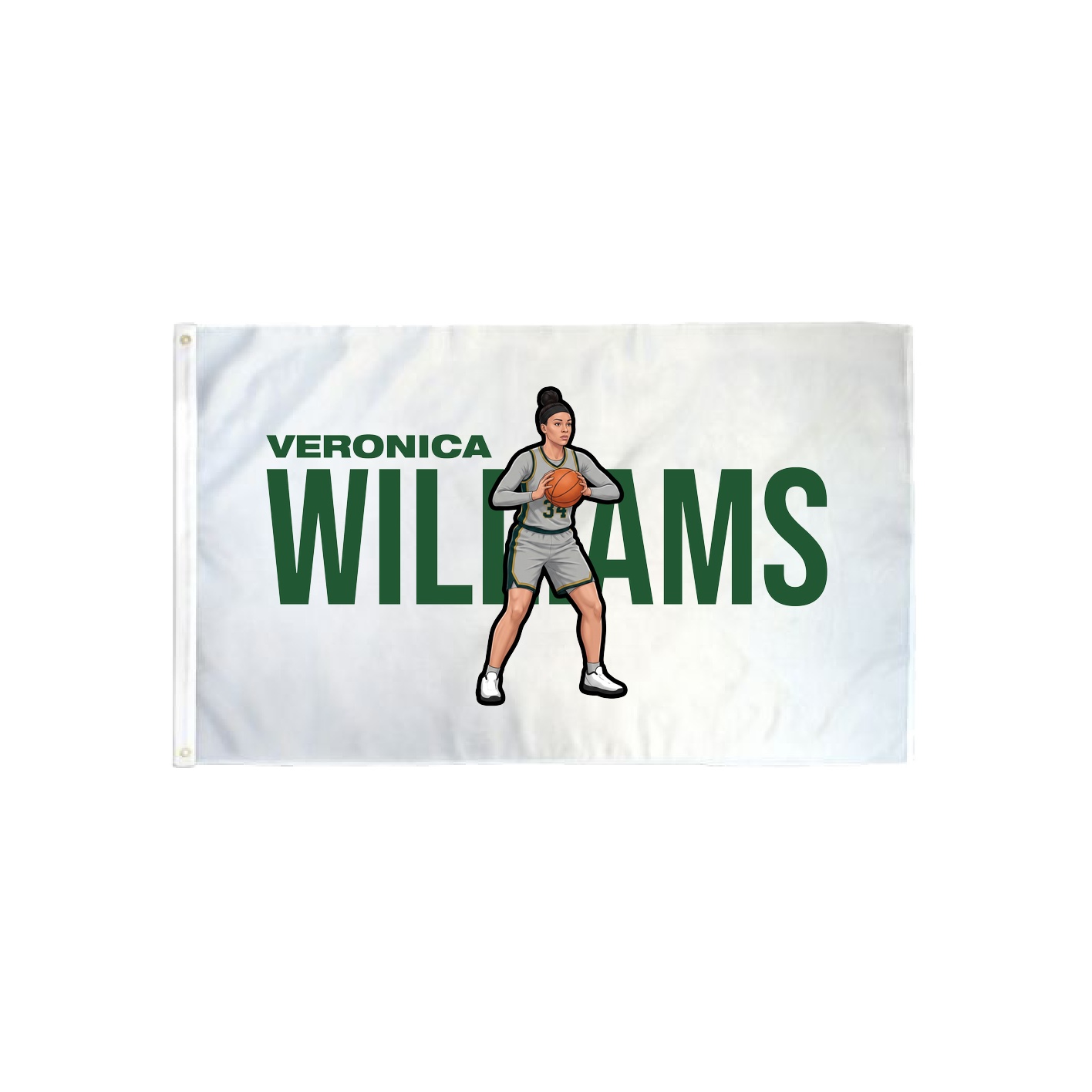 3x5 Flag — Player Name in Classic