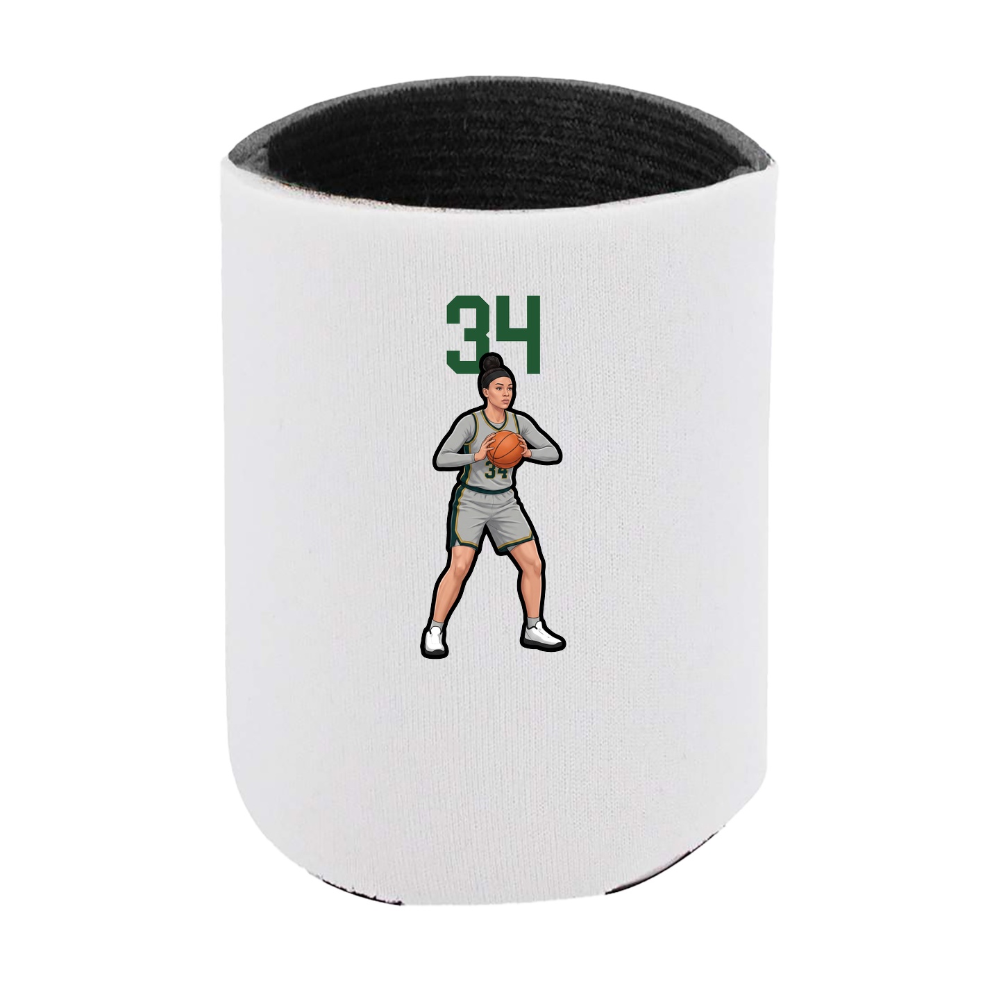 Can Holder — Number Top in White