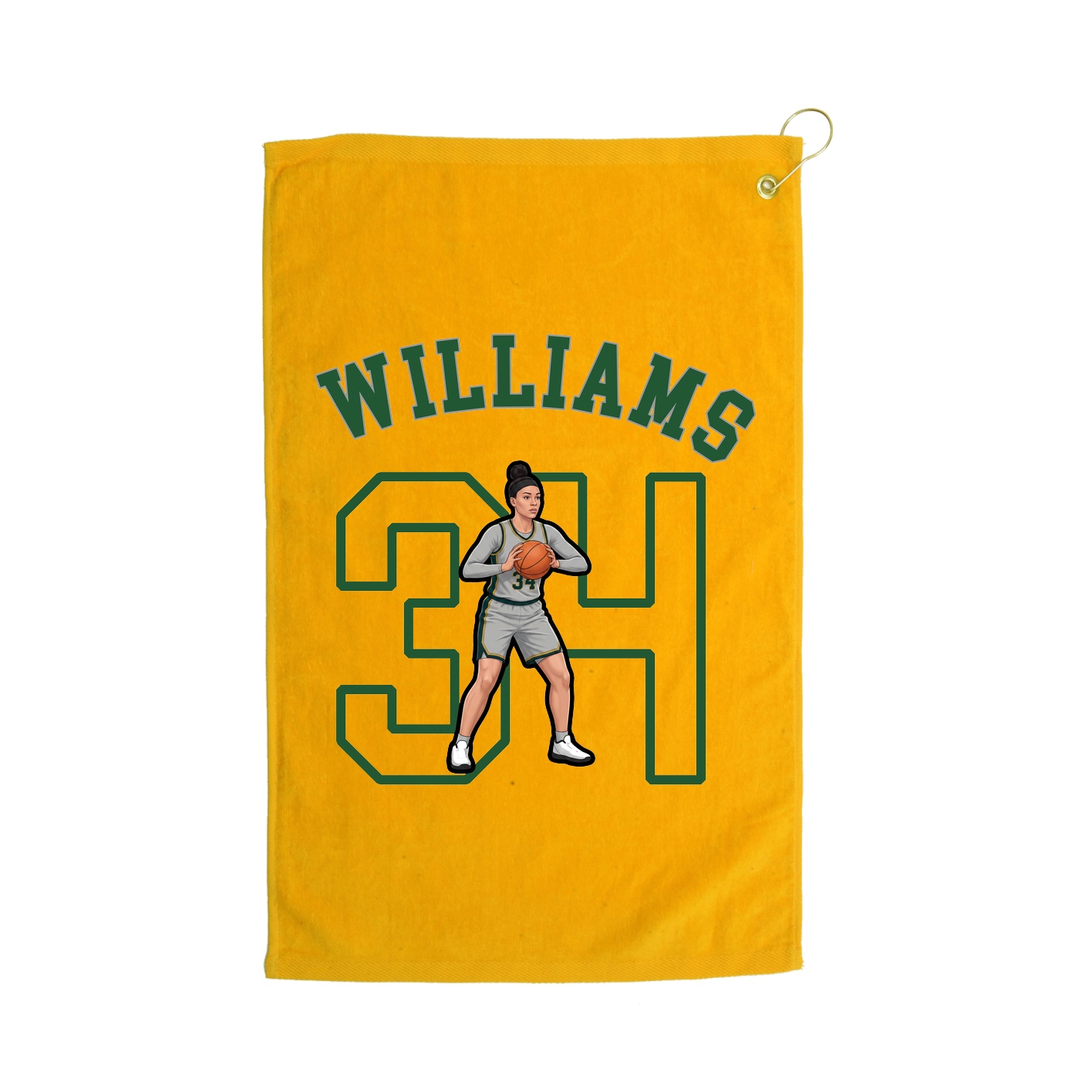 Golf Towel — Shirsey Arch in Gold