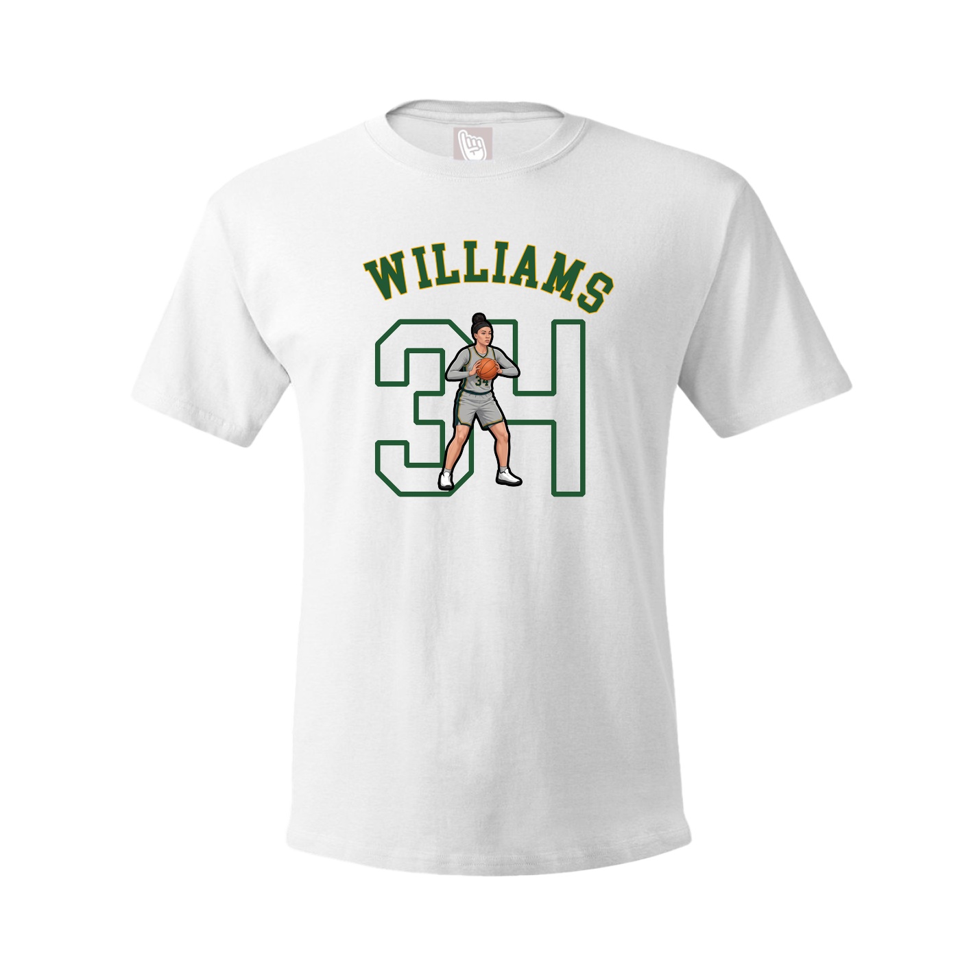 Youth Tee — Shirsey Arch in White